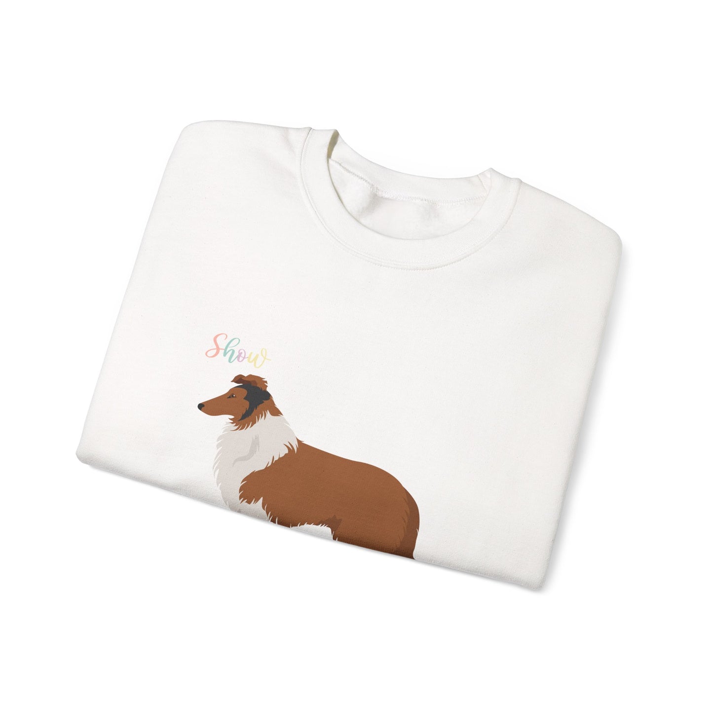 Collie Dog Unisex Heavy Blend Crewneck Sweatshirt