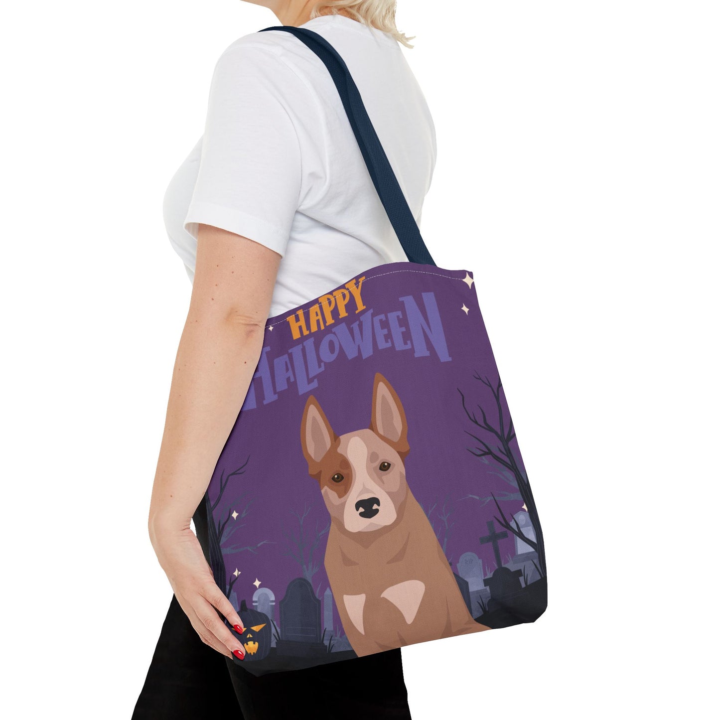 Australian Cattle Dog Dog Happy Halloween Tote Bag 16x16