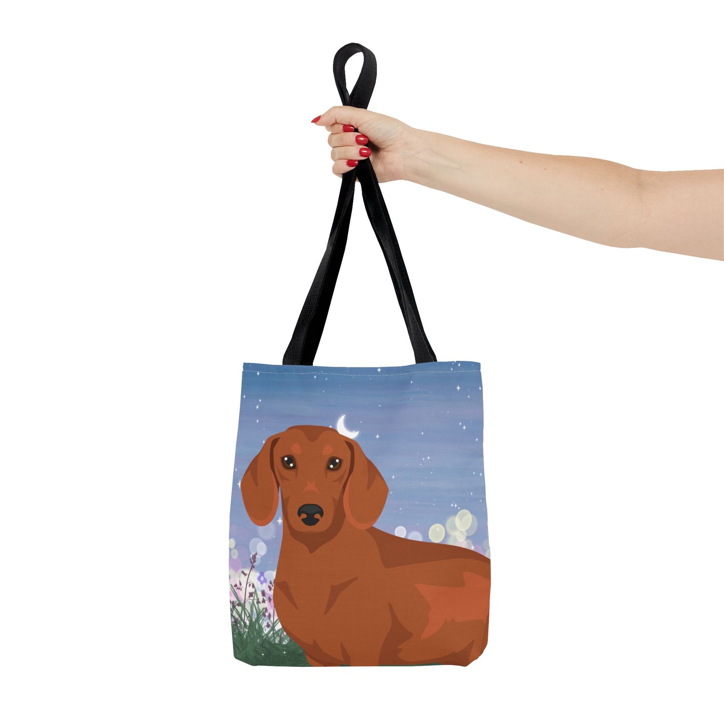 Dachshund Dog Tote Bag 13x13