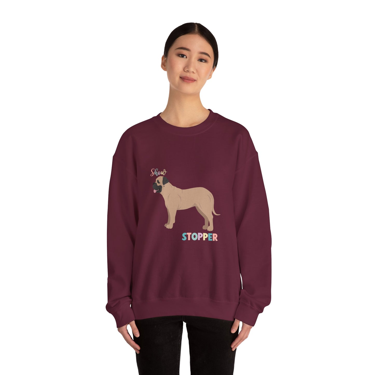 Mastiff Dog Unisex Heavy Blend Crewneck Sweatshirt