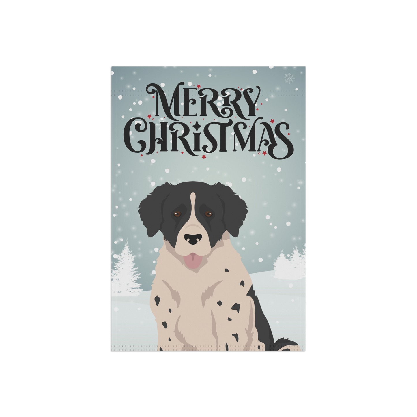 Wetterhoun Dog Garden Flag