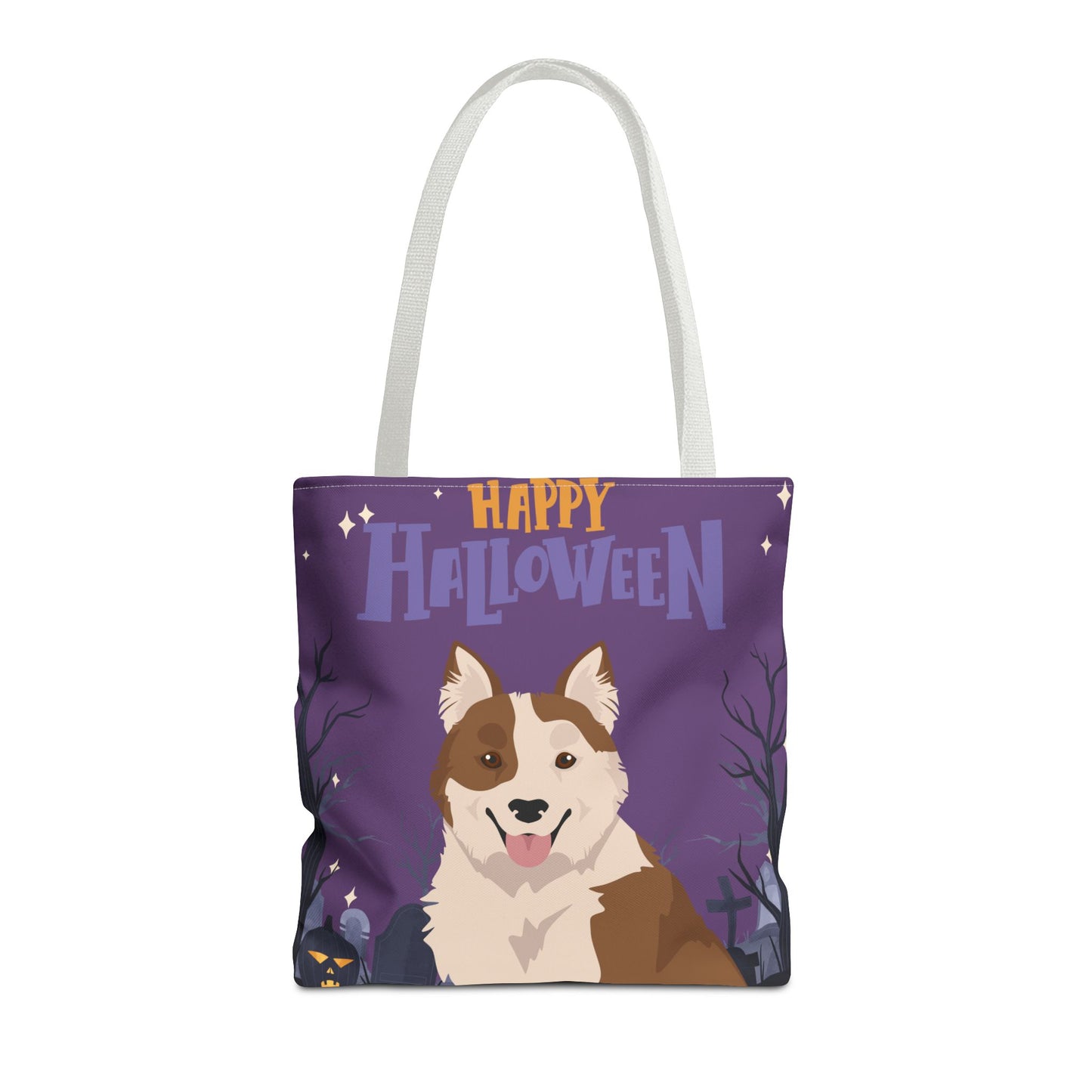 Elo Dog Happy Halloween Tote Bag 16x16