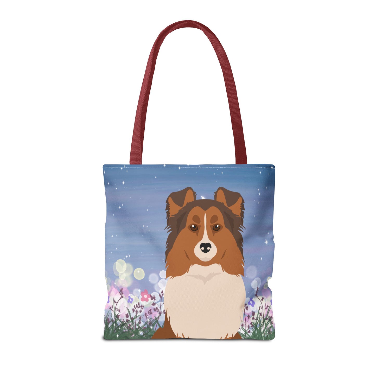 Shetland Sheepdog Dog Tote Bag 16x16