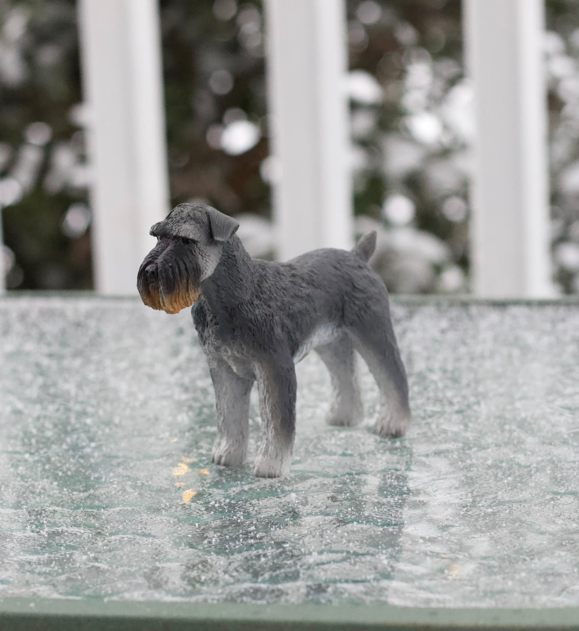 Schnauzer Dog Figurine