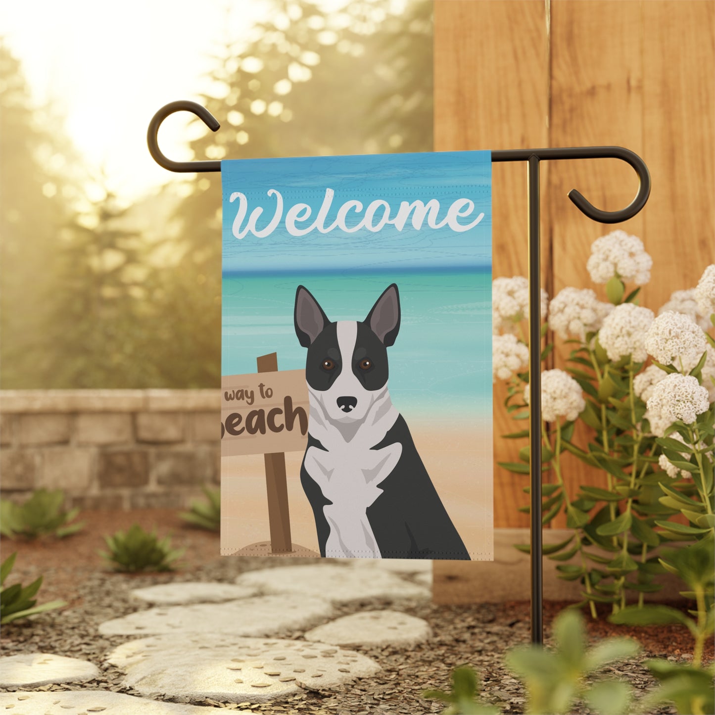 Canaan Dog Dog Garden Flag