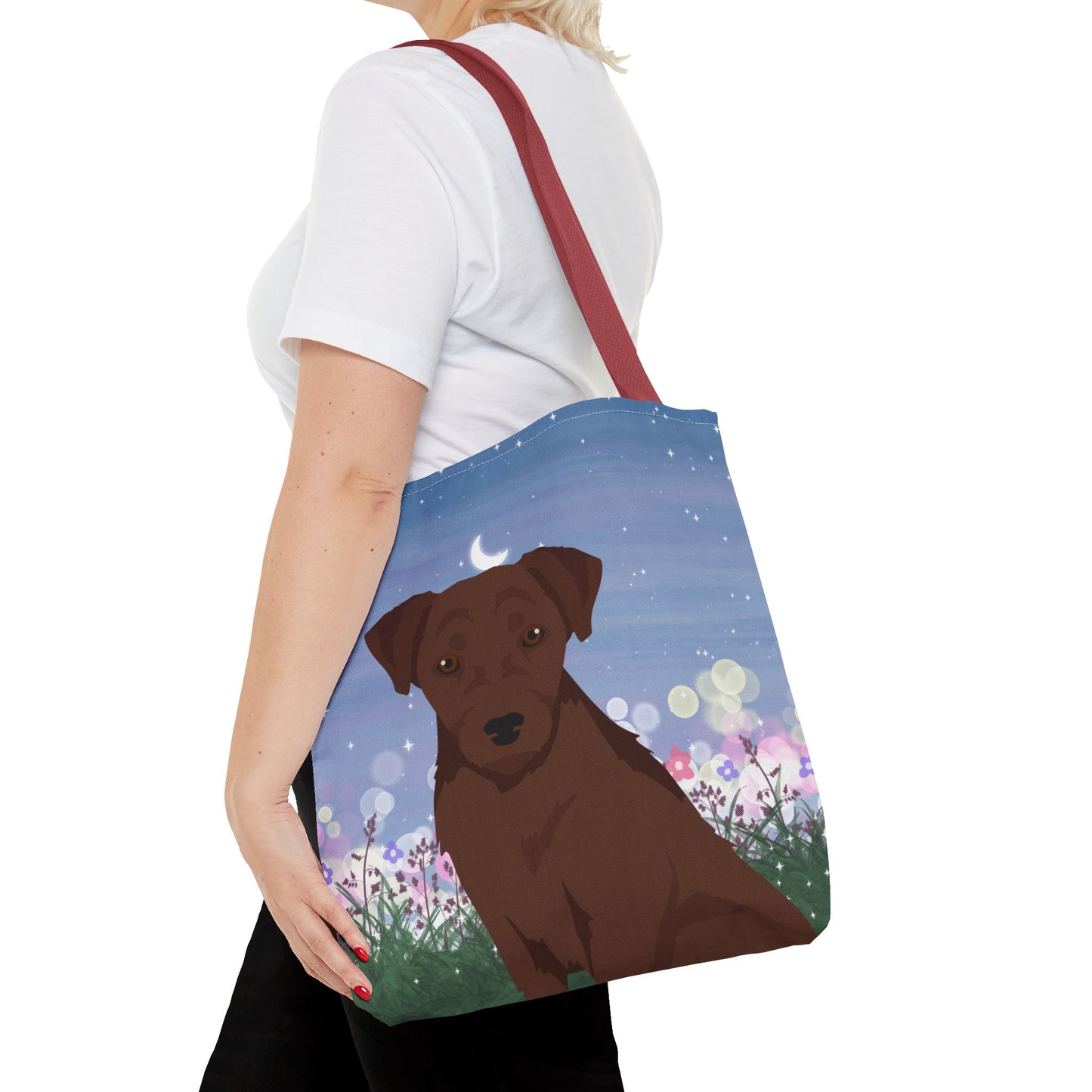 Patterdale Terrier Dog Tote Bag 16x16