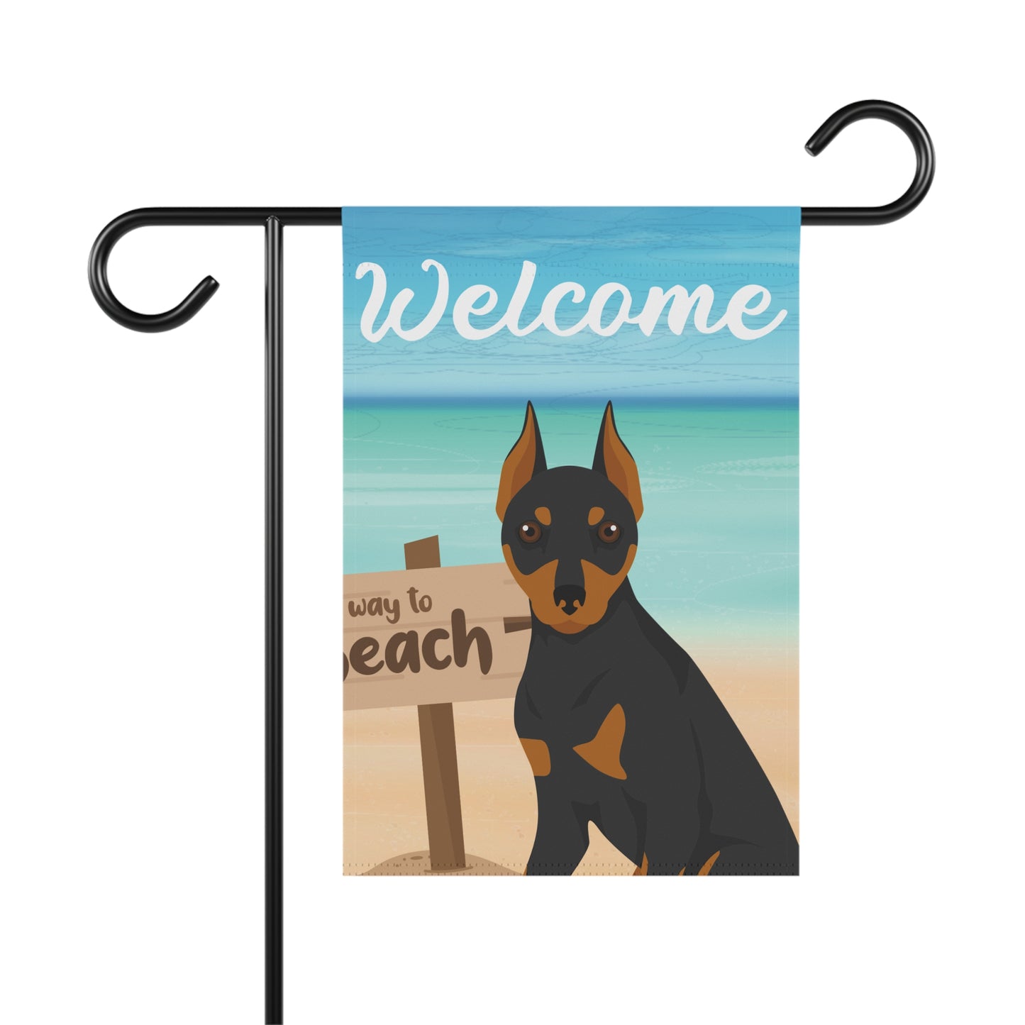 Miniature Pinscher Dog Garden Flag