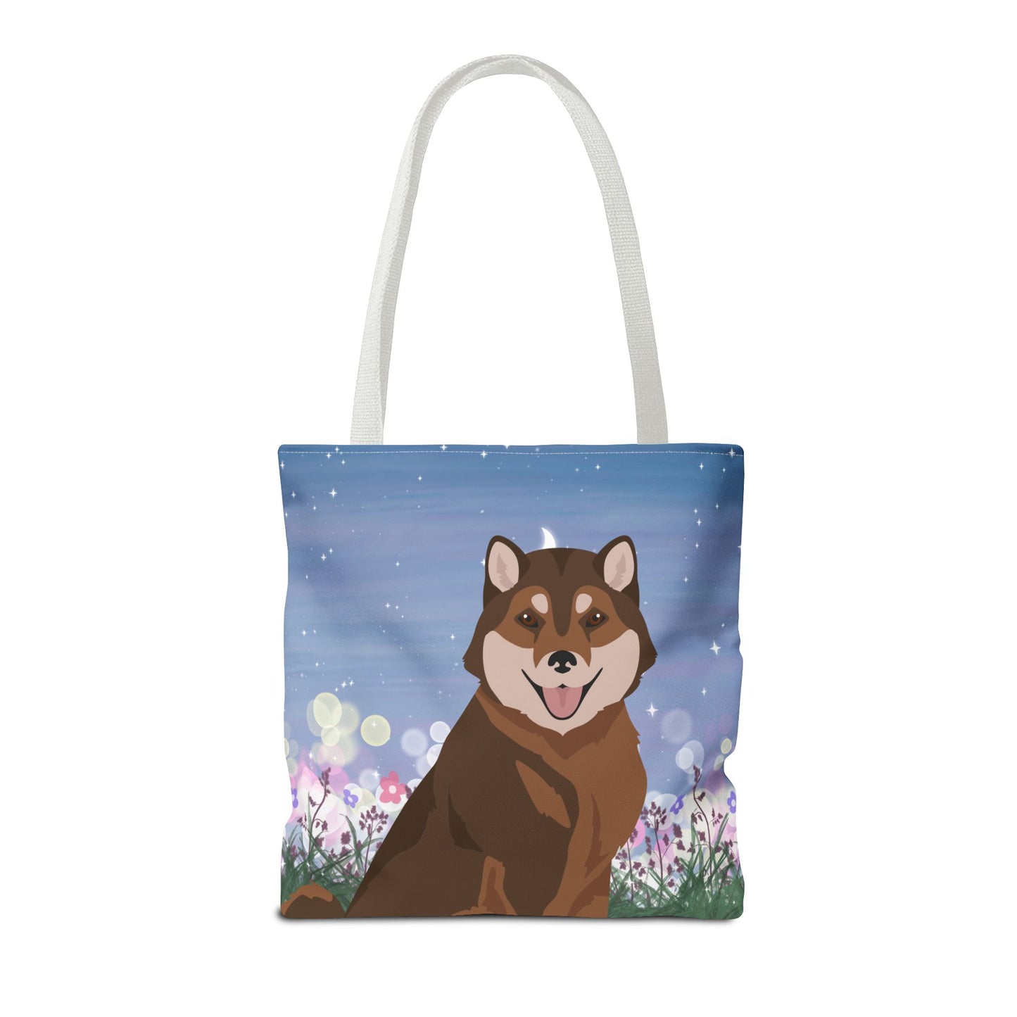 Hokkaido Dog Tote Bag 16x16