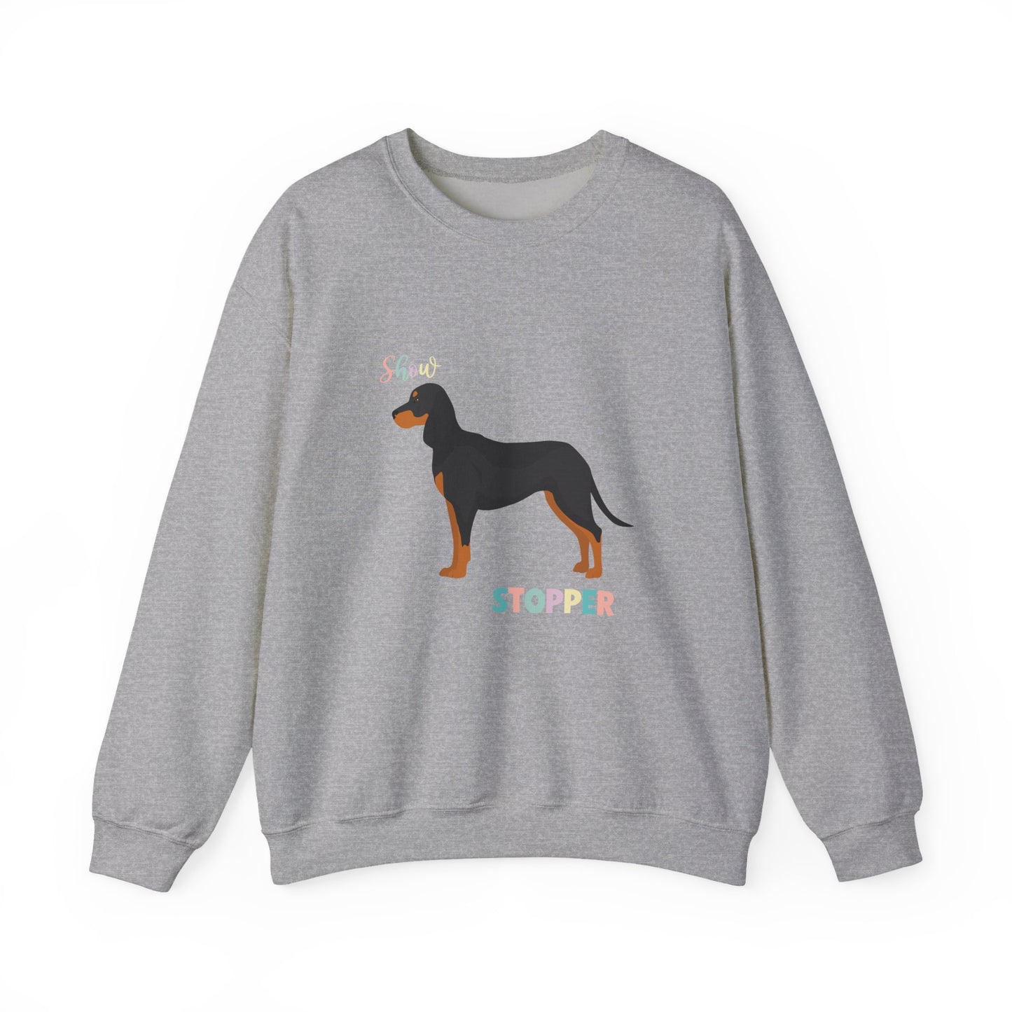 Black and Tan Coonhound Dog Unisex Heavy Blend Crewneck Sweatshirt