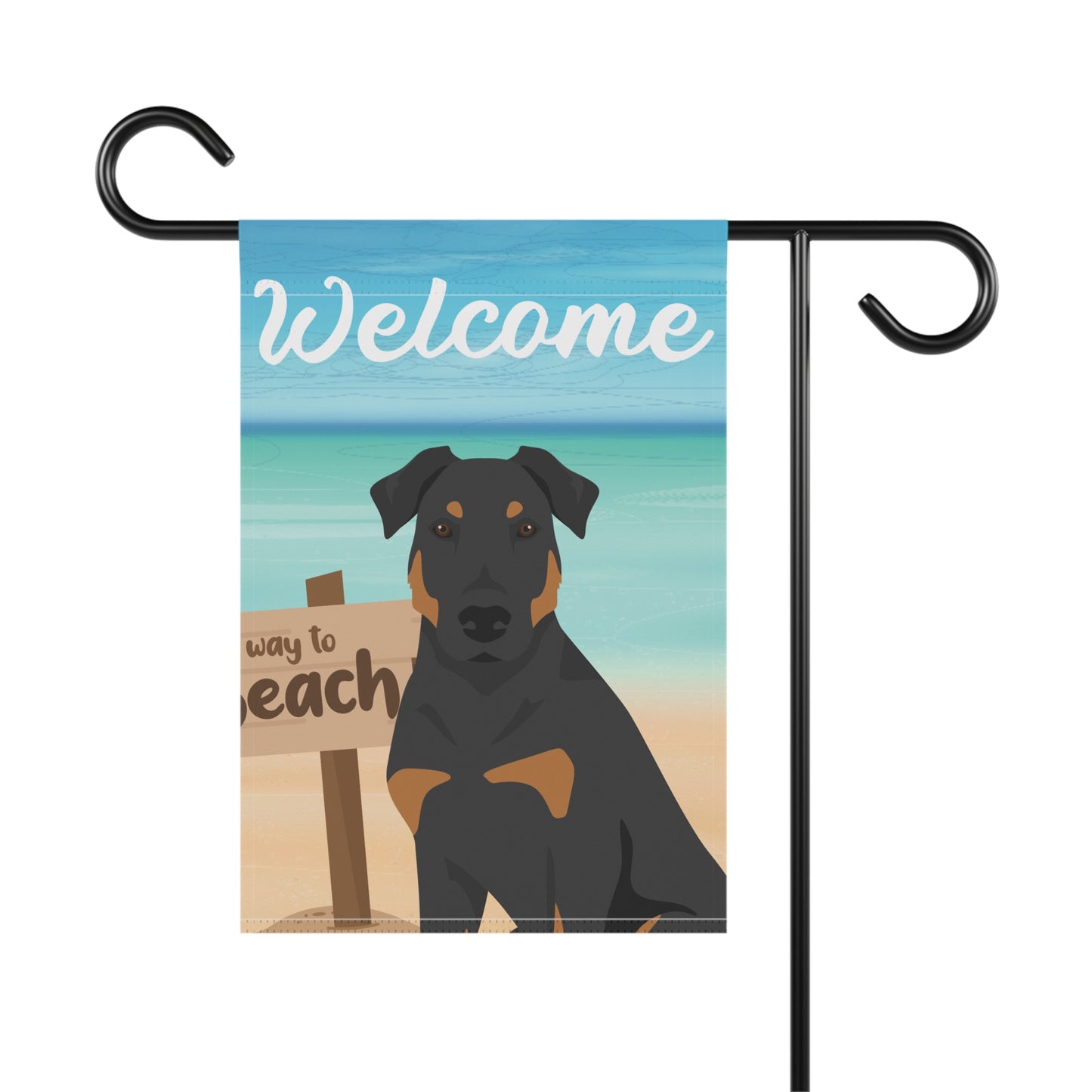 Beauceron Dog Garden Flag