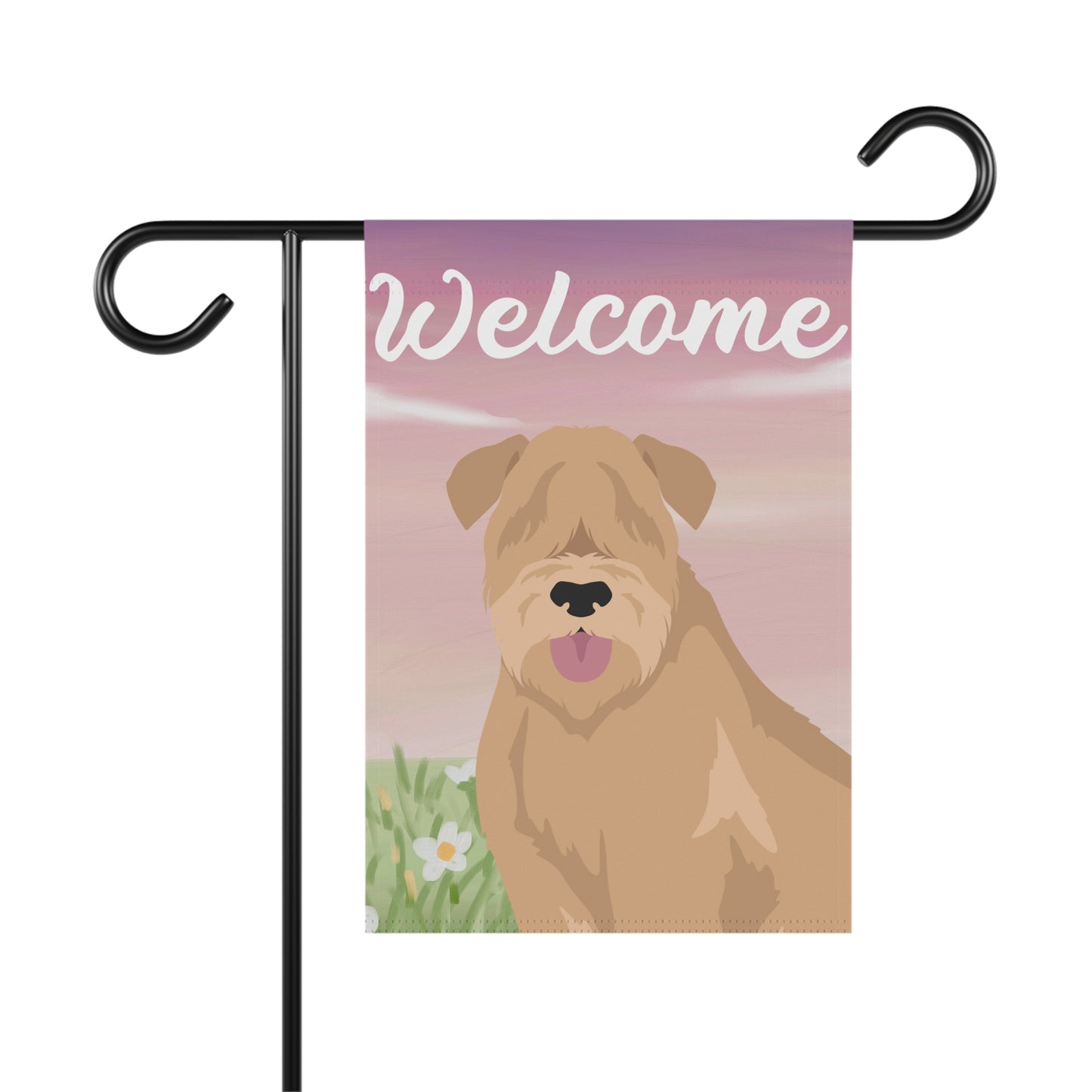 Soft Coated Wheaten Terrier Dog Welcome Garden Flag