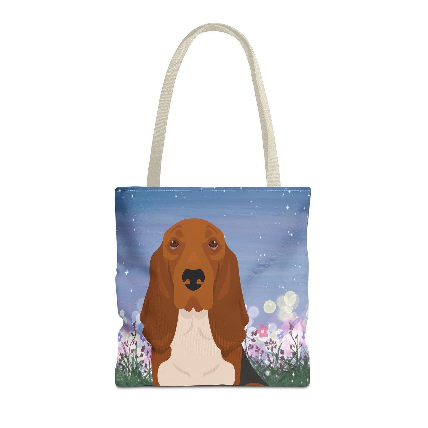 Basset Hound Dog Tote Bag 16x16