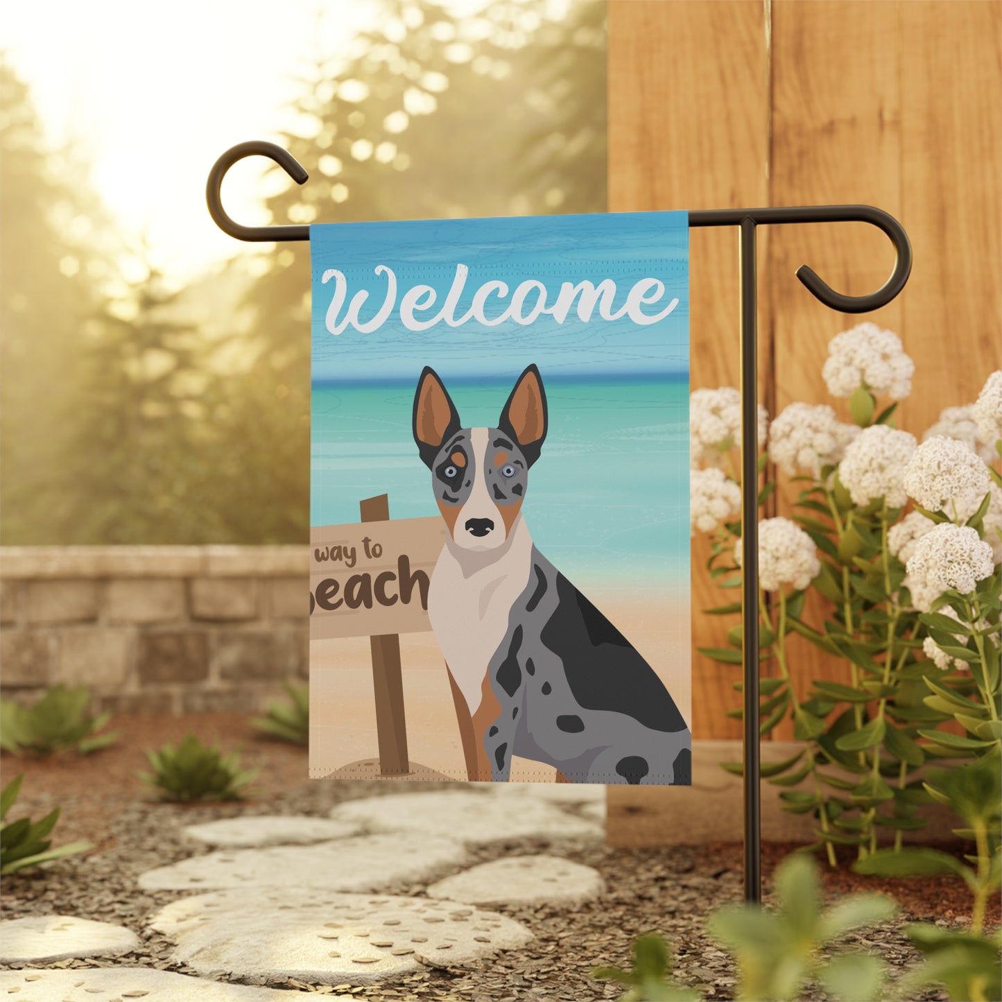 Australian Koolie Dog Garden Flag
