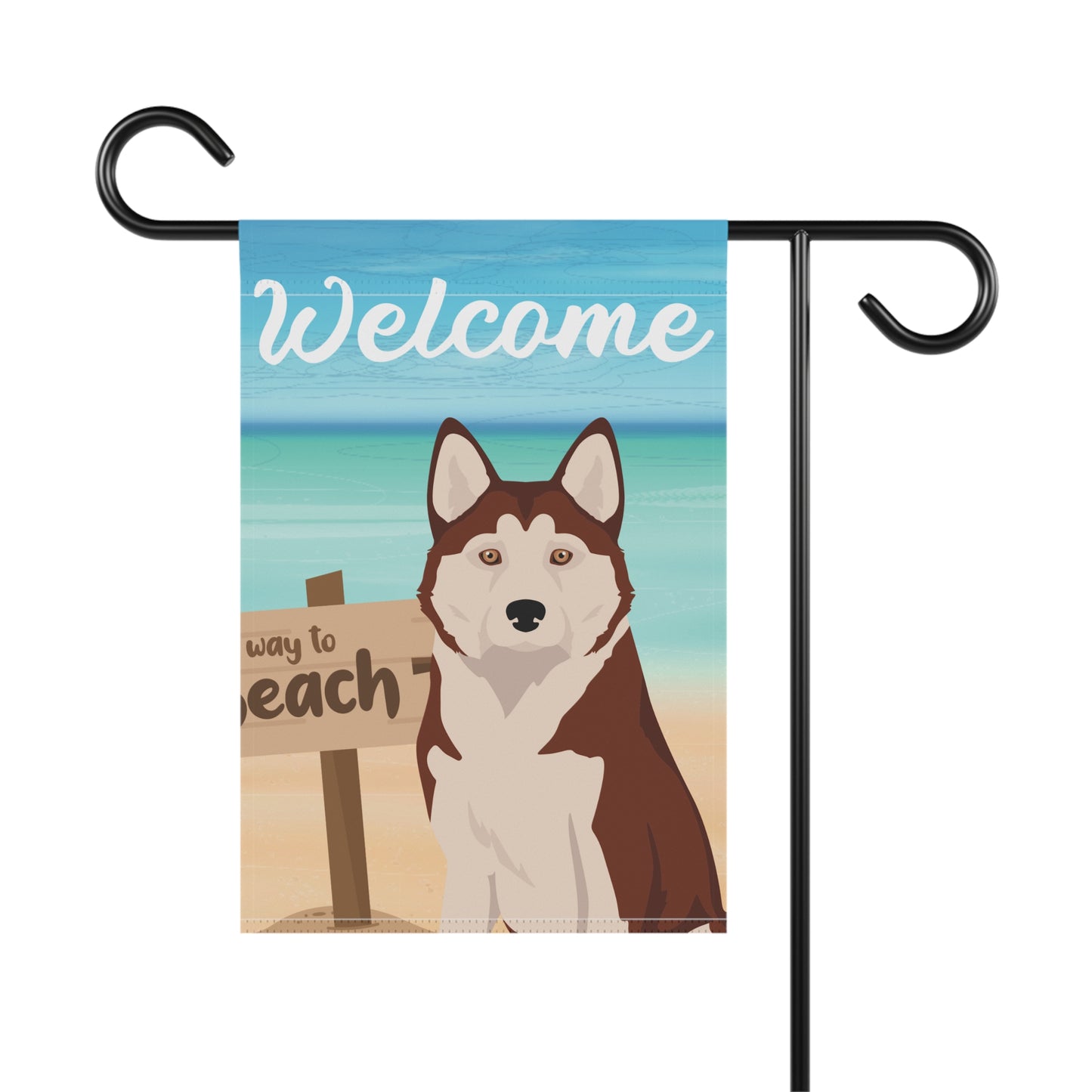 Alaskan Husky Dog Garden Flag
