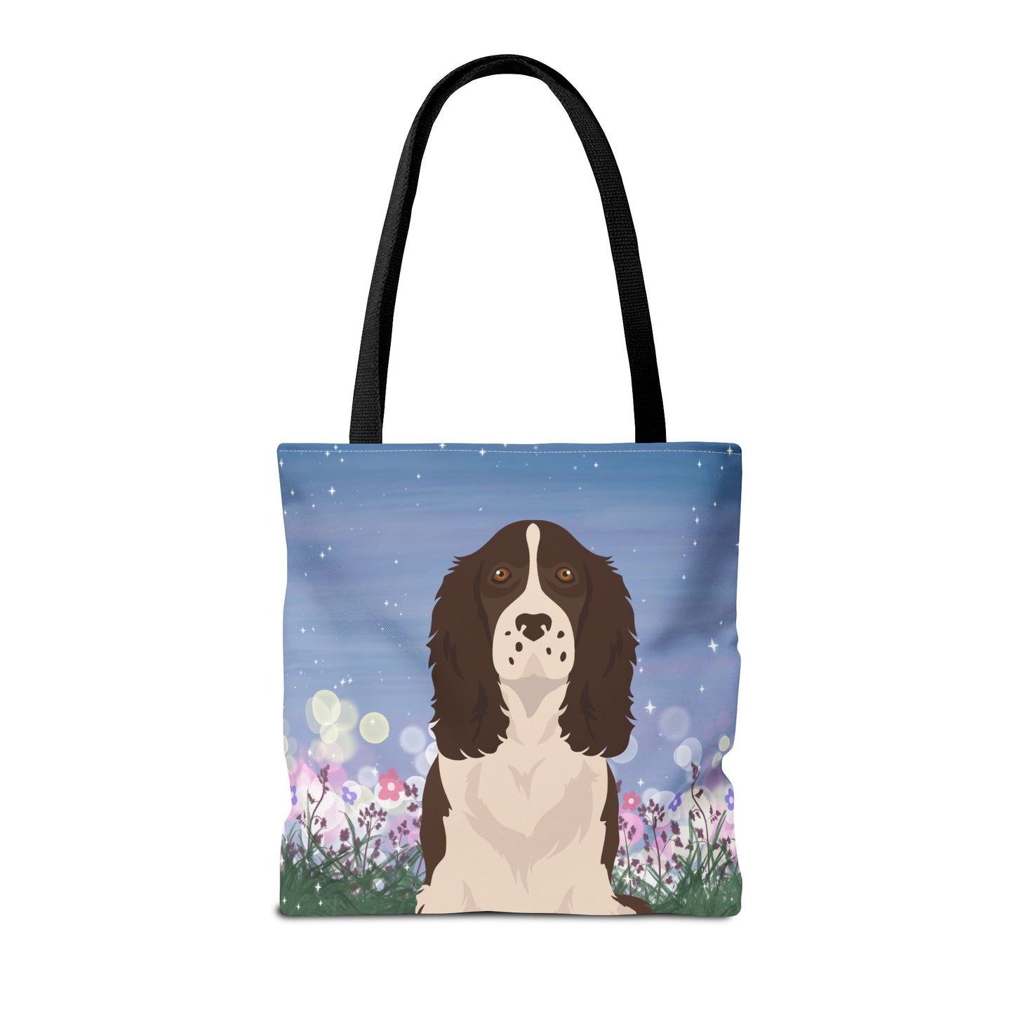 Springer Speniel Dog Tote Bag 16x16