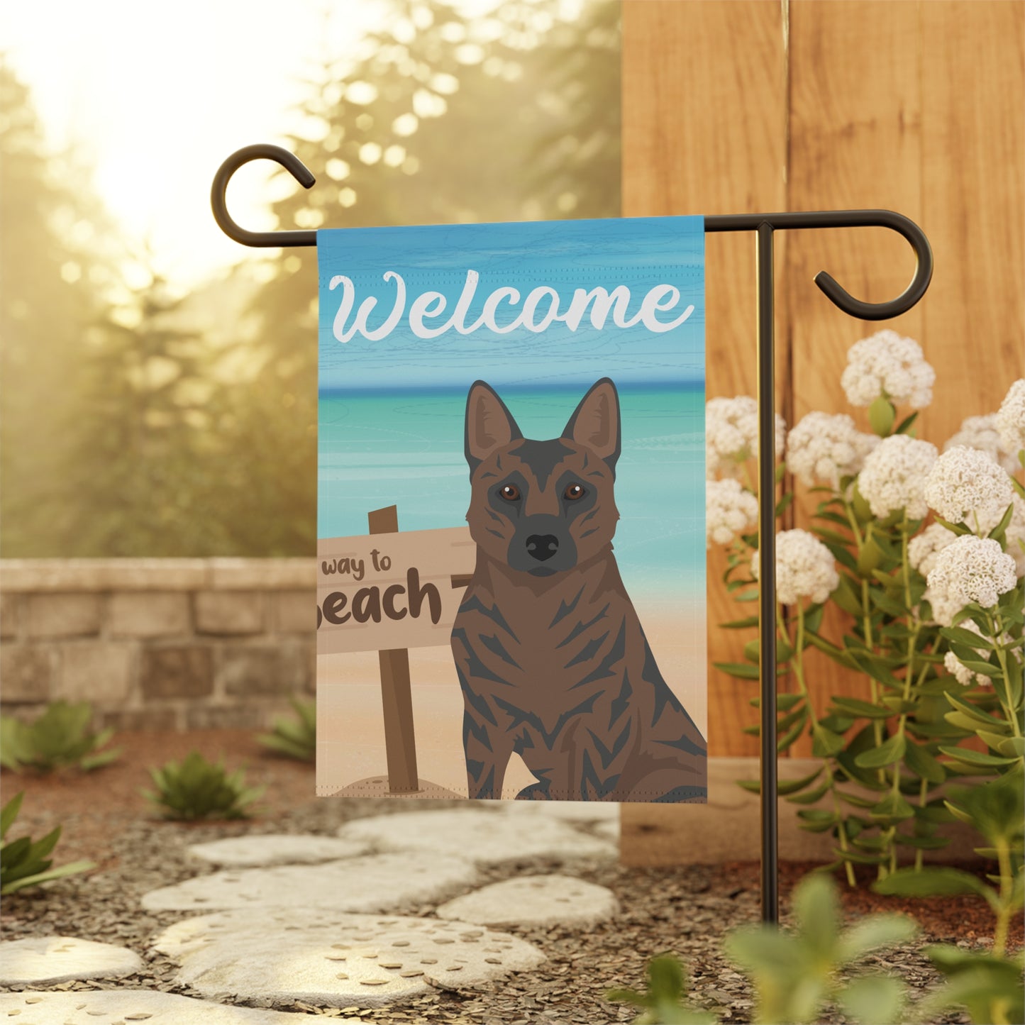 Kai Ken Dog Garden Flag