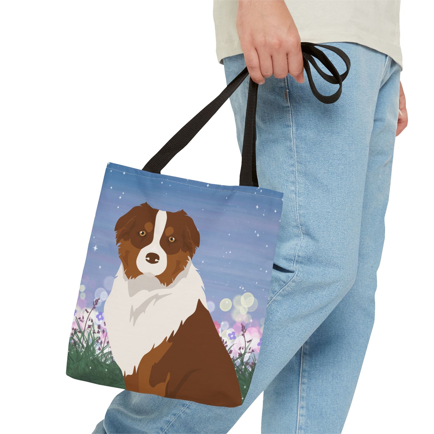 Australian Shepherd Dog Tote Bag 13x13