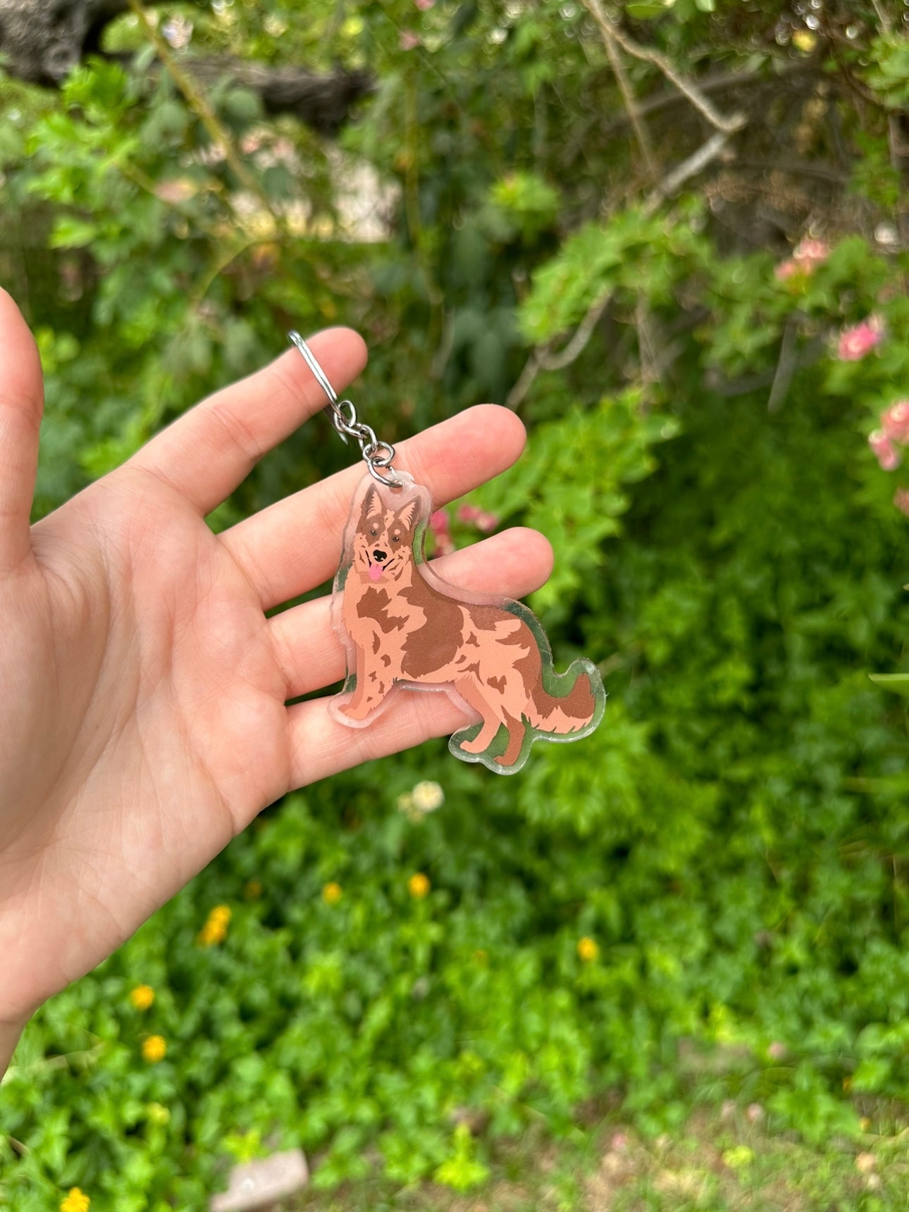 Pastore della Lessinia e del Lagorai Dog 2.5in Acrylic Keychain