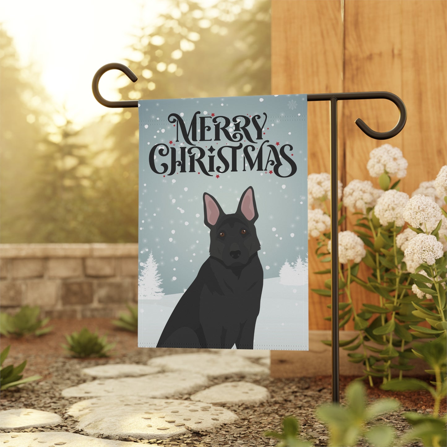 German Shepherd Dog Garden Flag