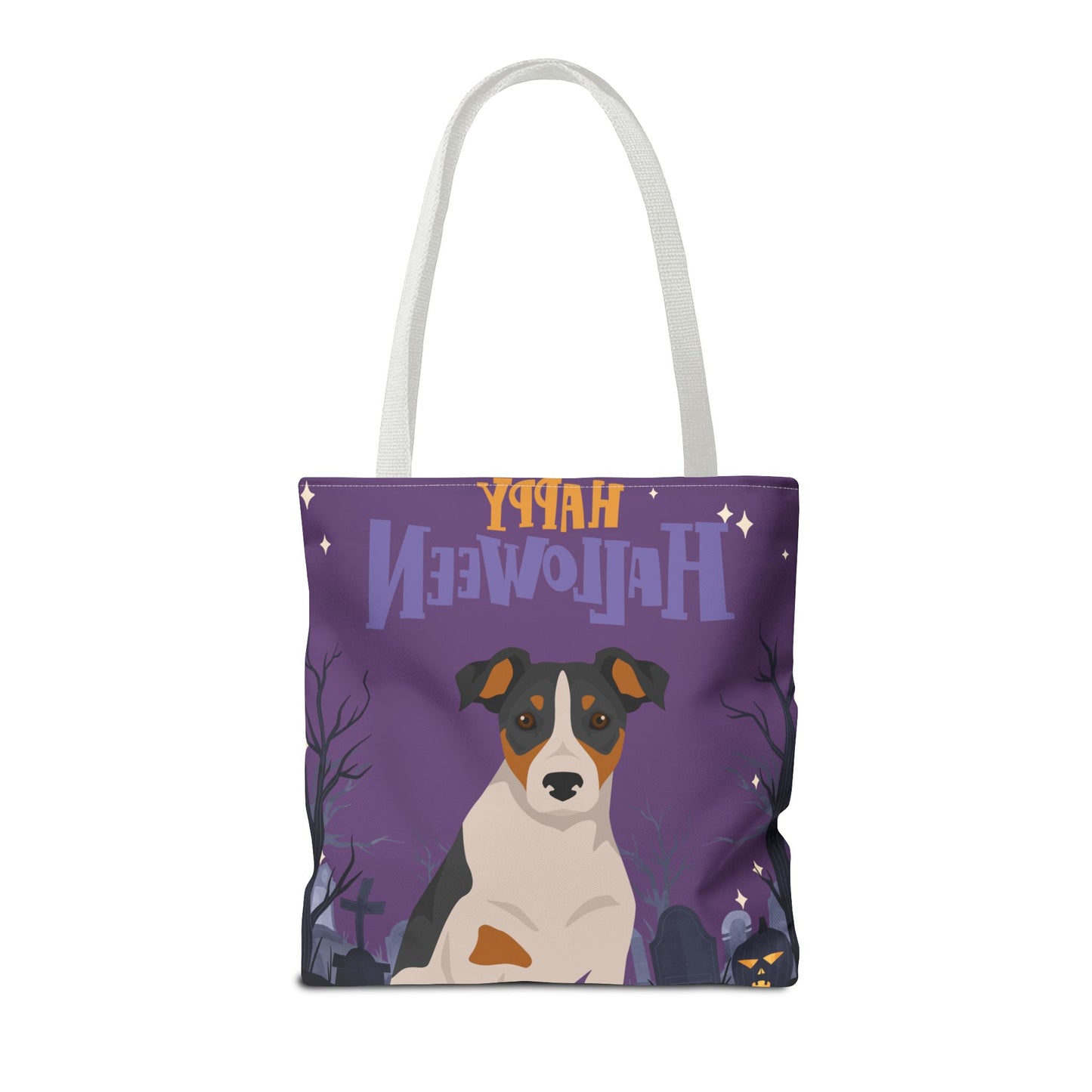 Parson Russell Terrier Dog Happy Halloween Tote Bag 16x16