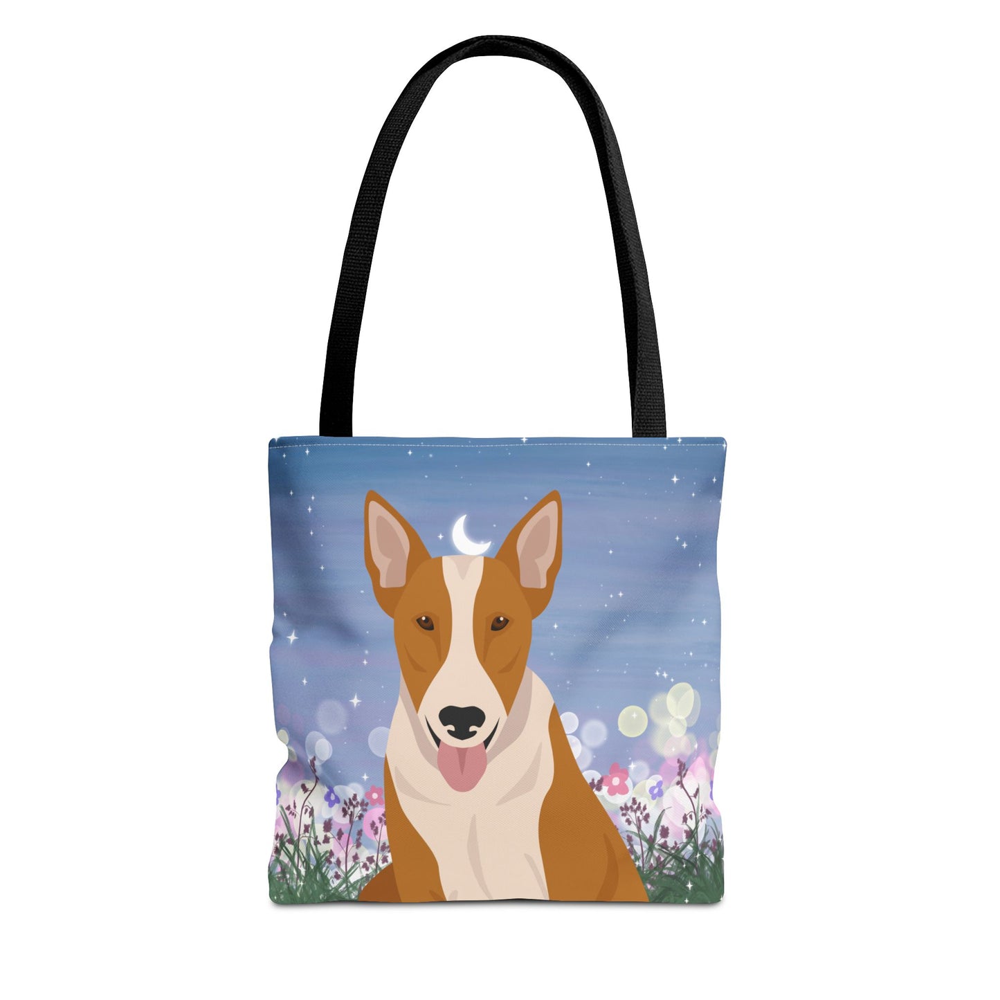 Bull Terrier Dog Tote Bag 13x13