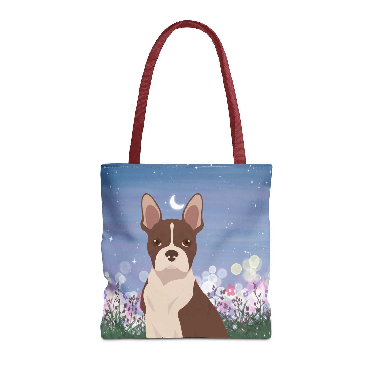 Boston Terrier Dog Tote Bag 16x16