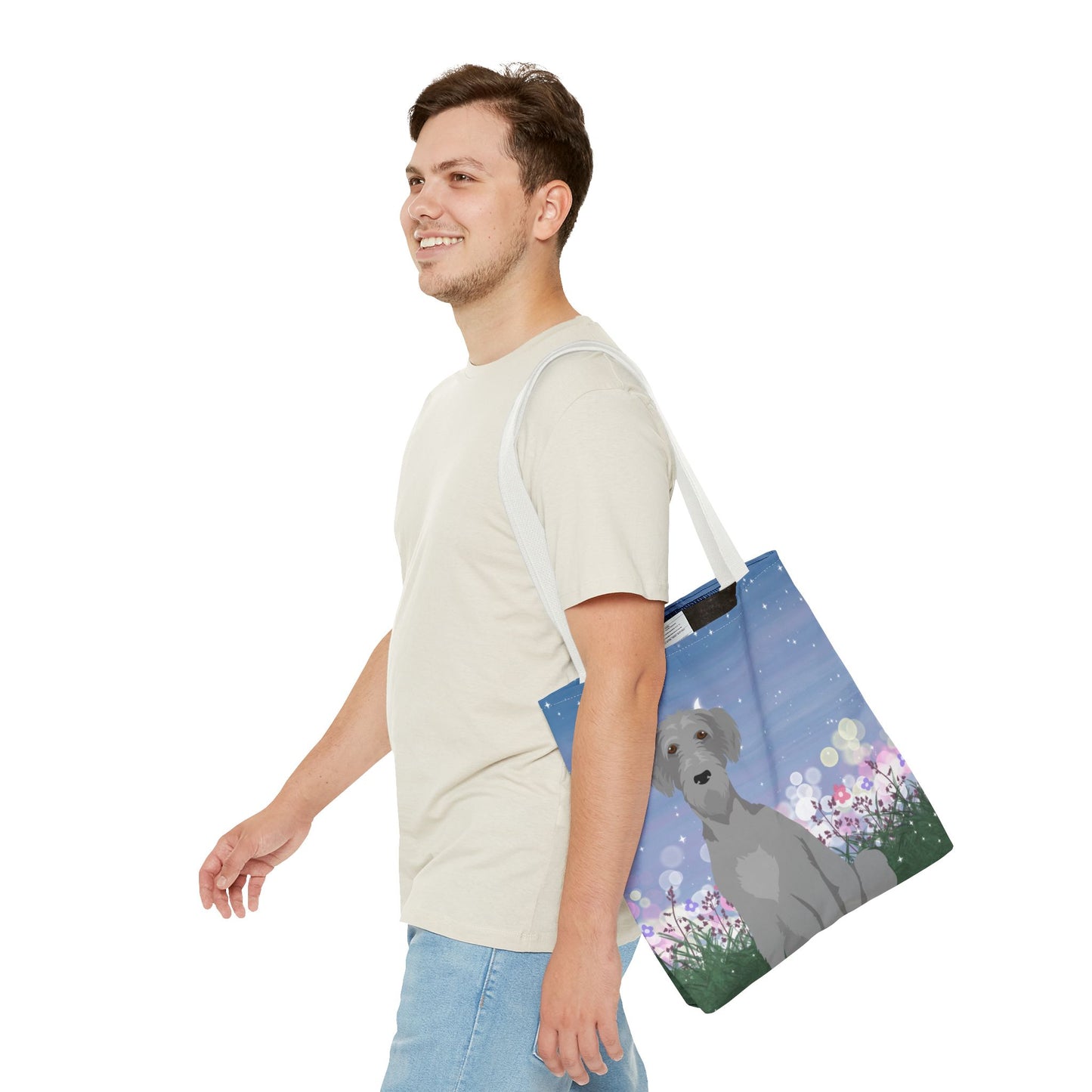 Irish Wolfhound Dog Tote Bag 16x16