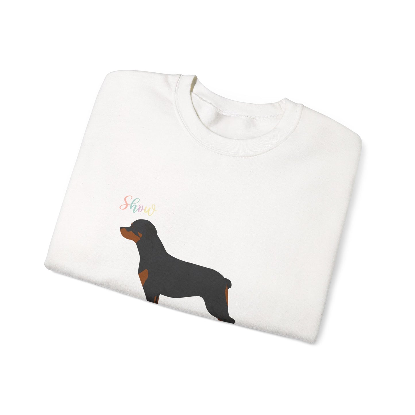 Rottweiler Dog Unisex Heavy Blend Crewneck Sweatshirt