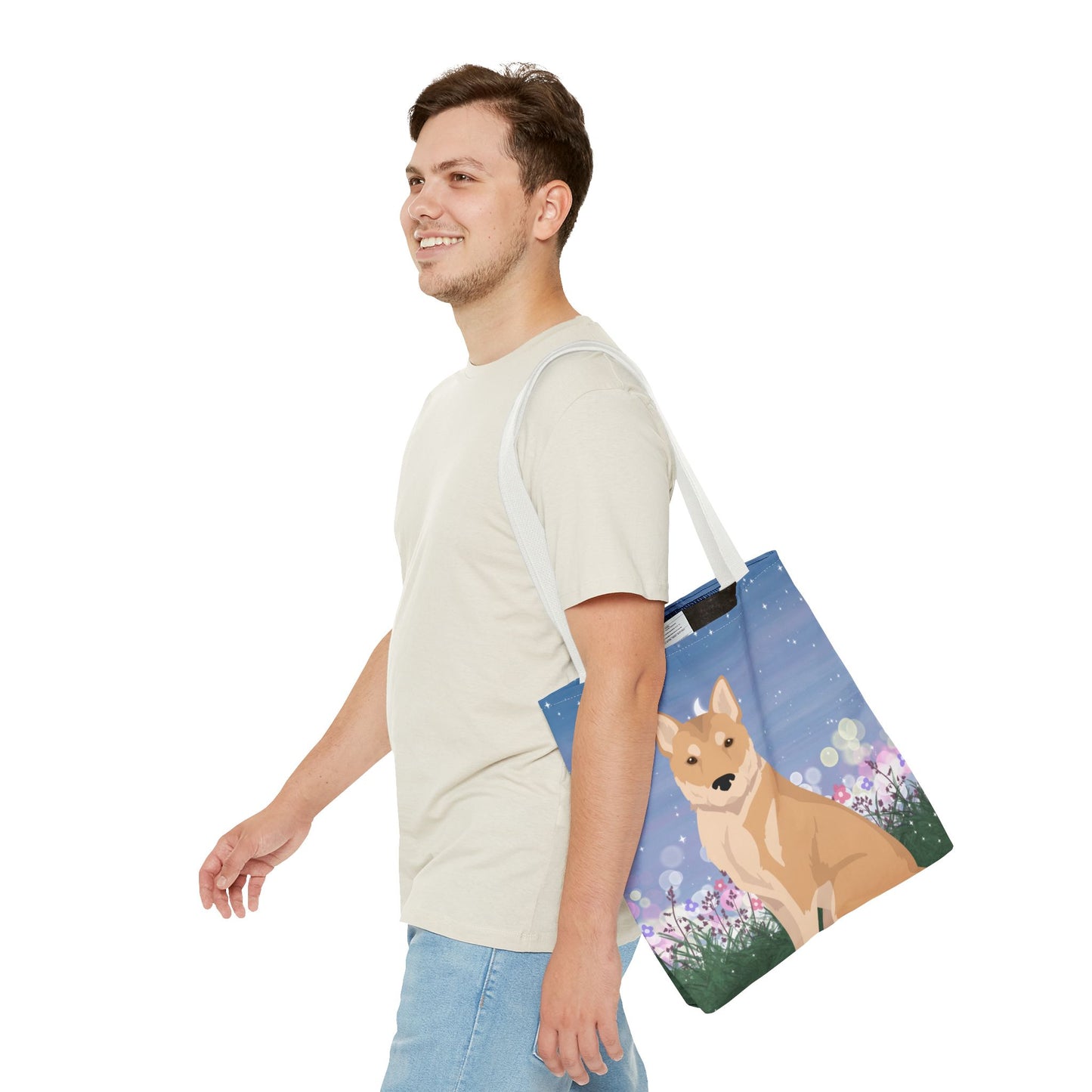 Korean Jindo Dog Tote Bag 16x16
