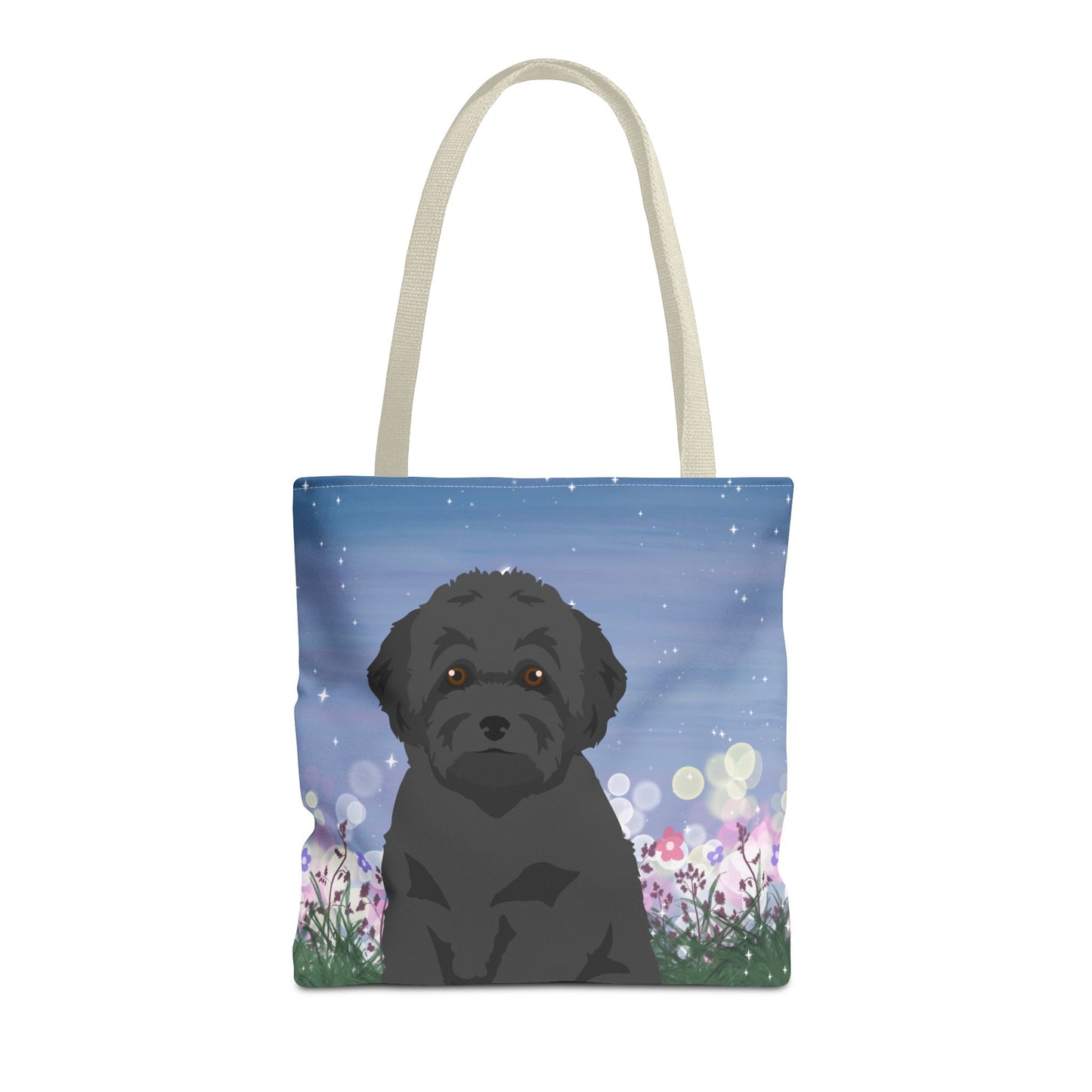 Toy Poodle Dog Tote Bag 16x16