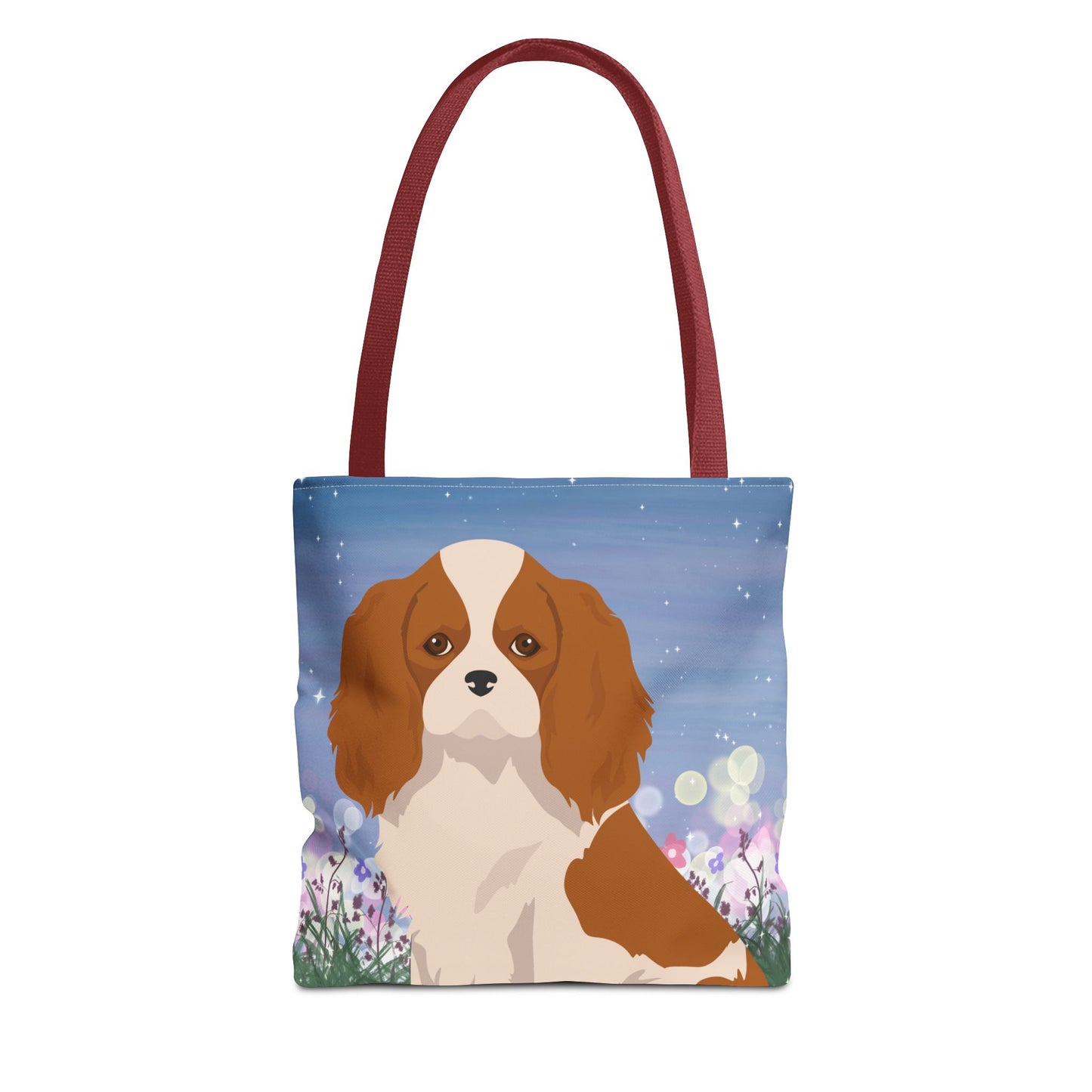 Cavalier King Charles Spaniel Dog Tote Bag 13x13