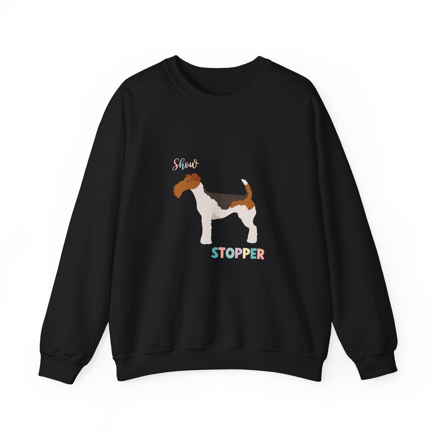 Wire Fox Terrier Dog Unisex Heavy Blend Crewneck Sweatshirt