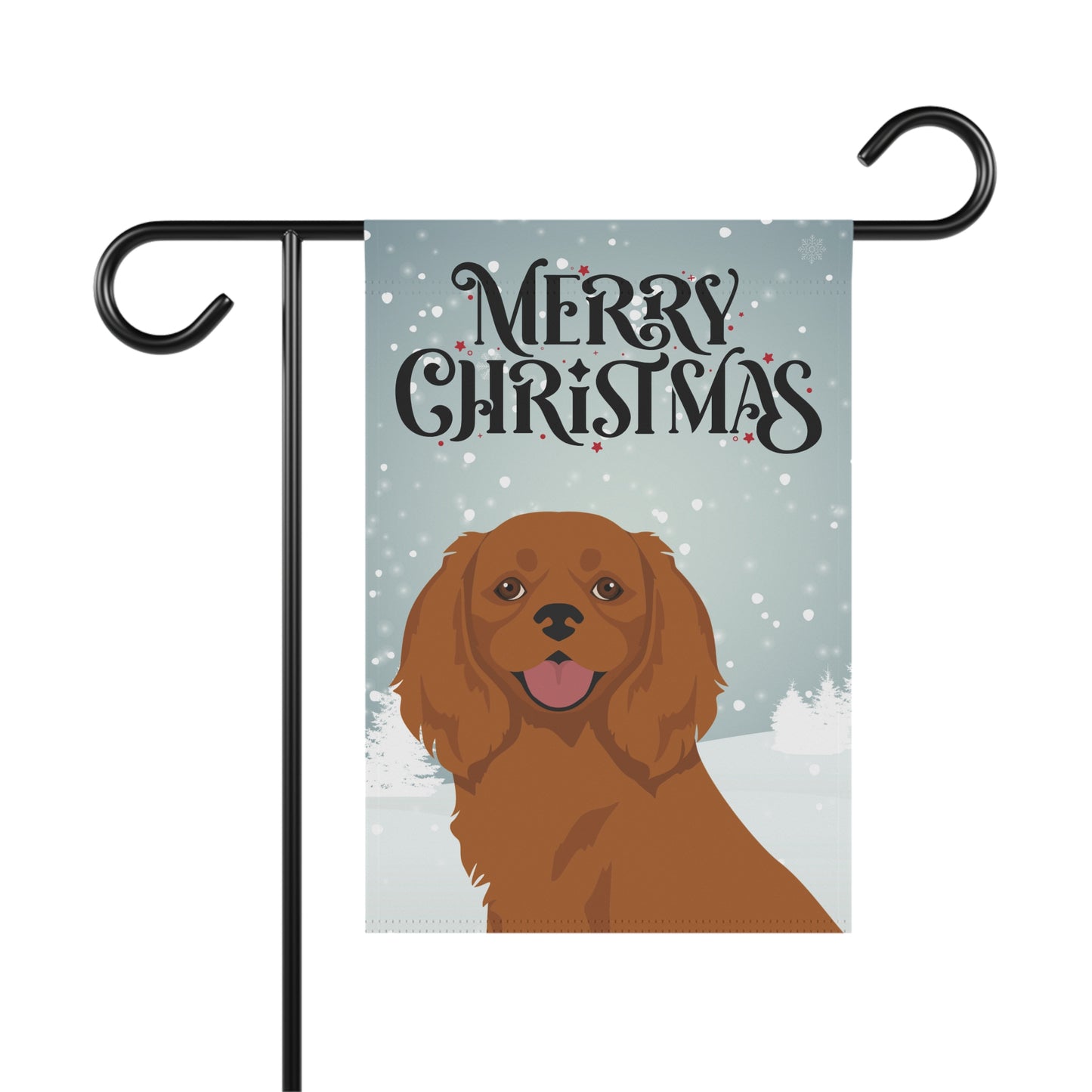 Cavalier King Charles Spaniel Dog Garden Flag