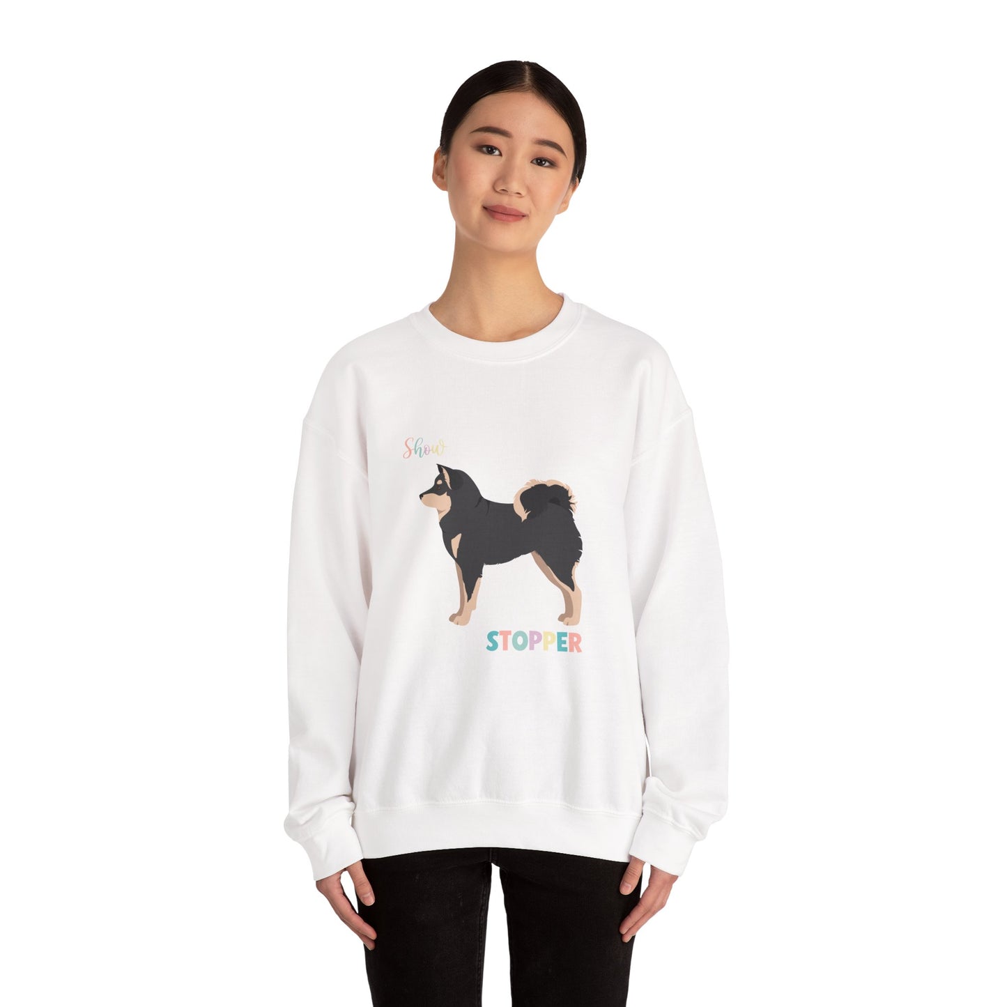 Shiba Inu Dog Unisex Heavy Blend Crewneck Sweatshirt