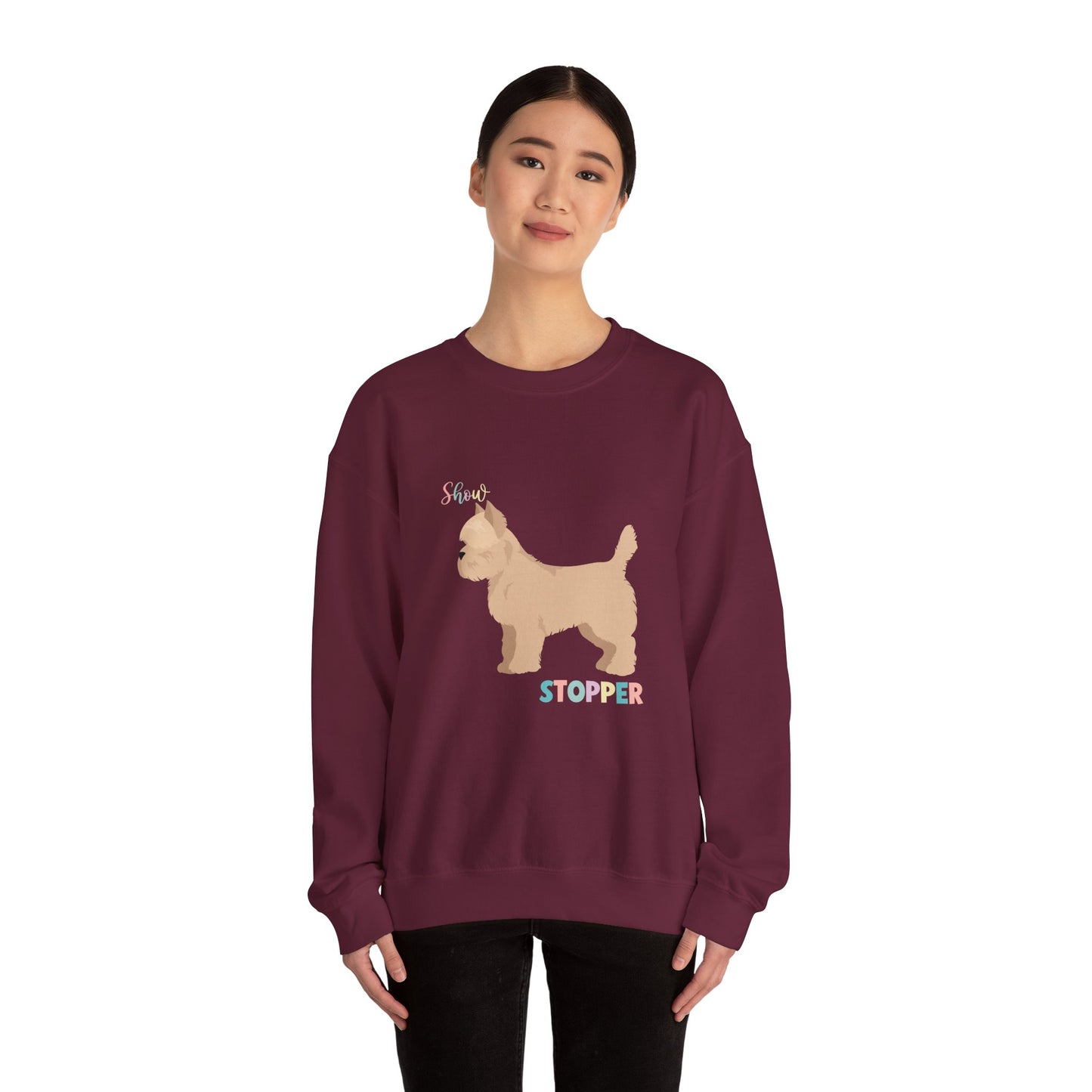 Cairn Terrier Dog Unisex Heavy Blend Crewneck Sweatshirt