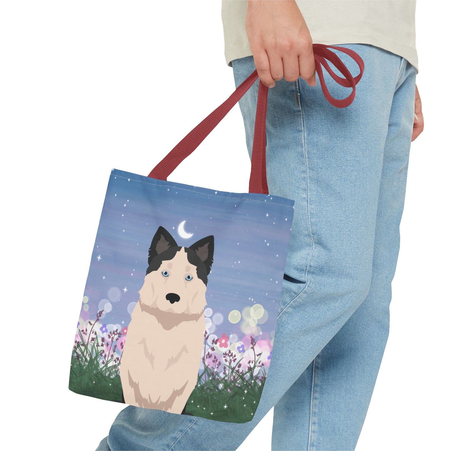 Yakutian Laika Dog Tote Bag 13x13