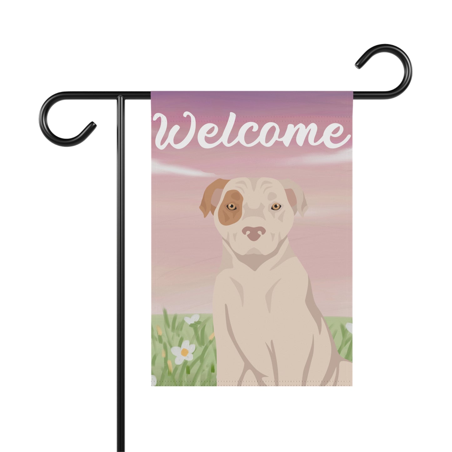 American Staffordshire Terrier Dog Welcome Garden Flag