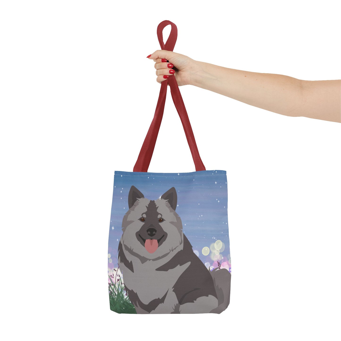 keeshond Dog Tote Bag 13x13