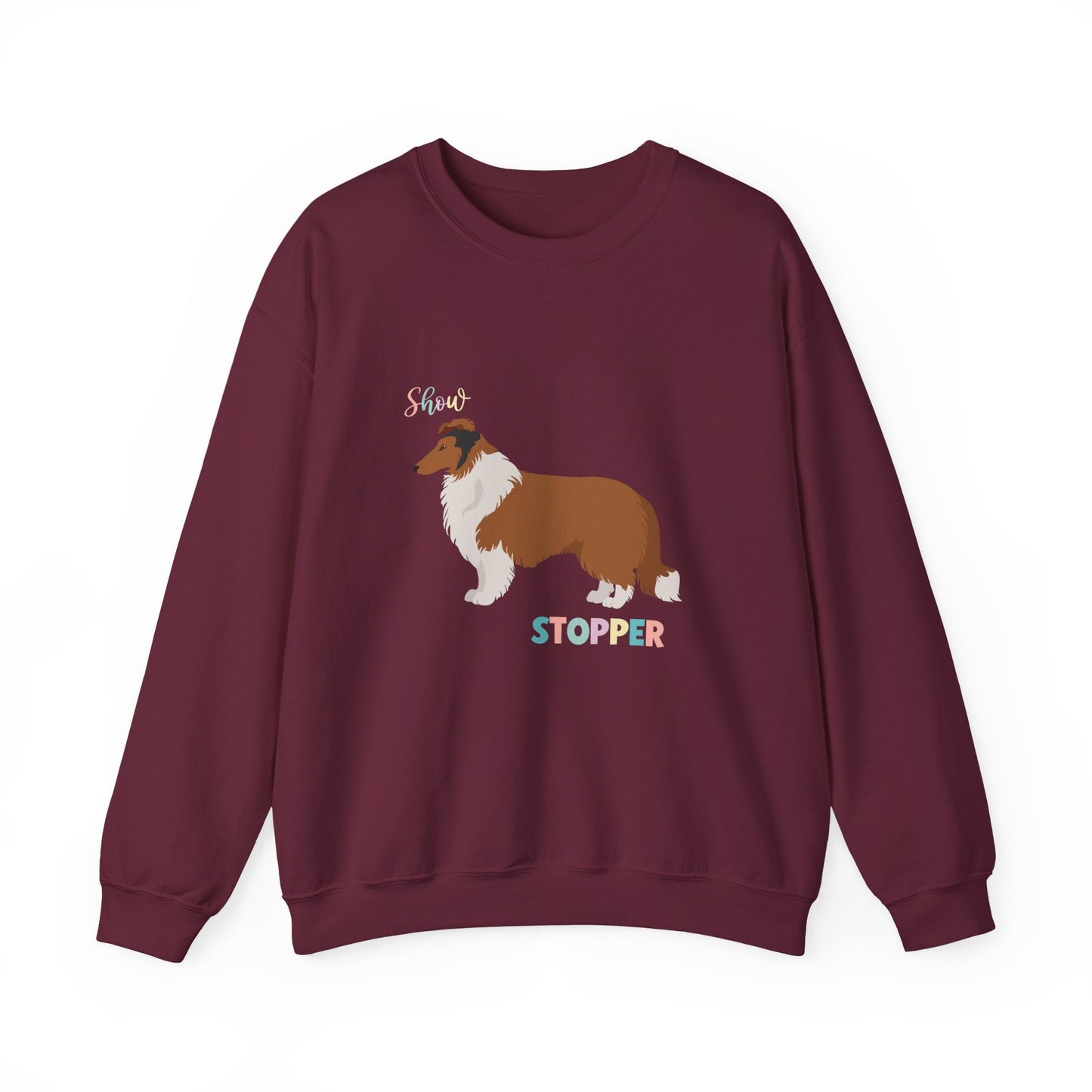 Collie Dog Unisex Heavy Blend Crewneck Sweatshirt