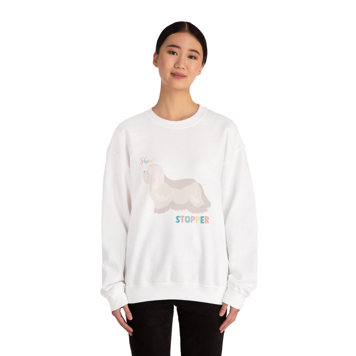 Coton De Tulear Dog Unisex Heavy Blend Crewneck Sweatshirt