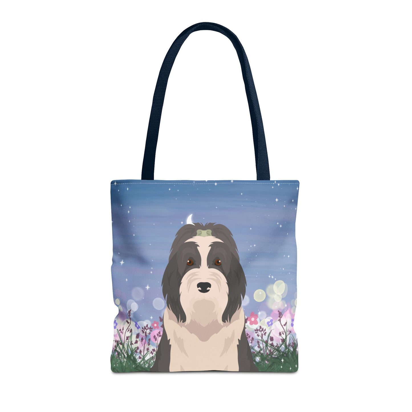 Bearded Collie Dog Tote Bag 16x16