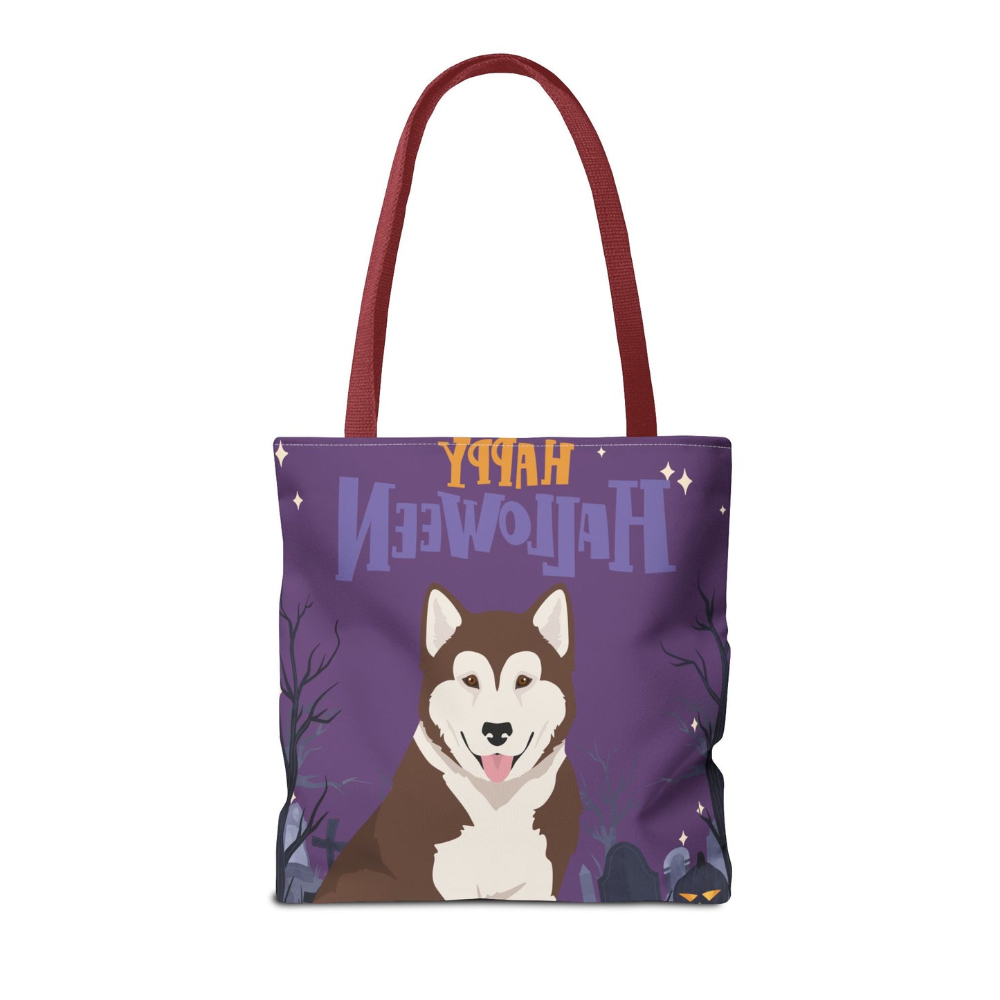 Canadian Inuit Dog Dog Happy Halloween Tote Bag 16x16