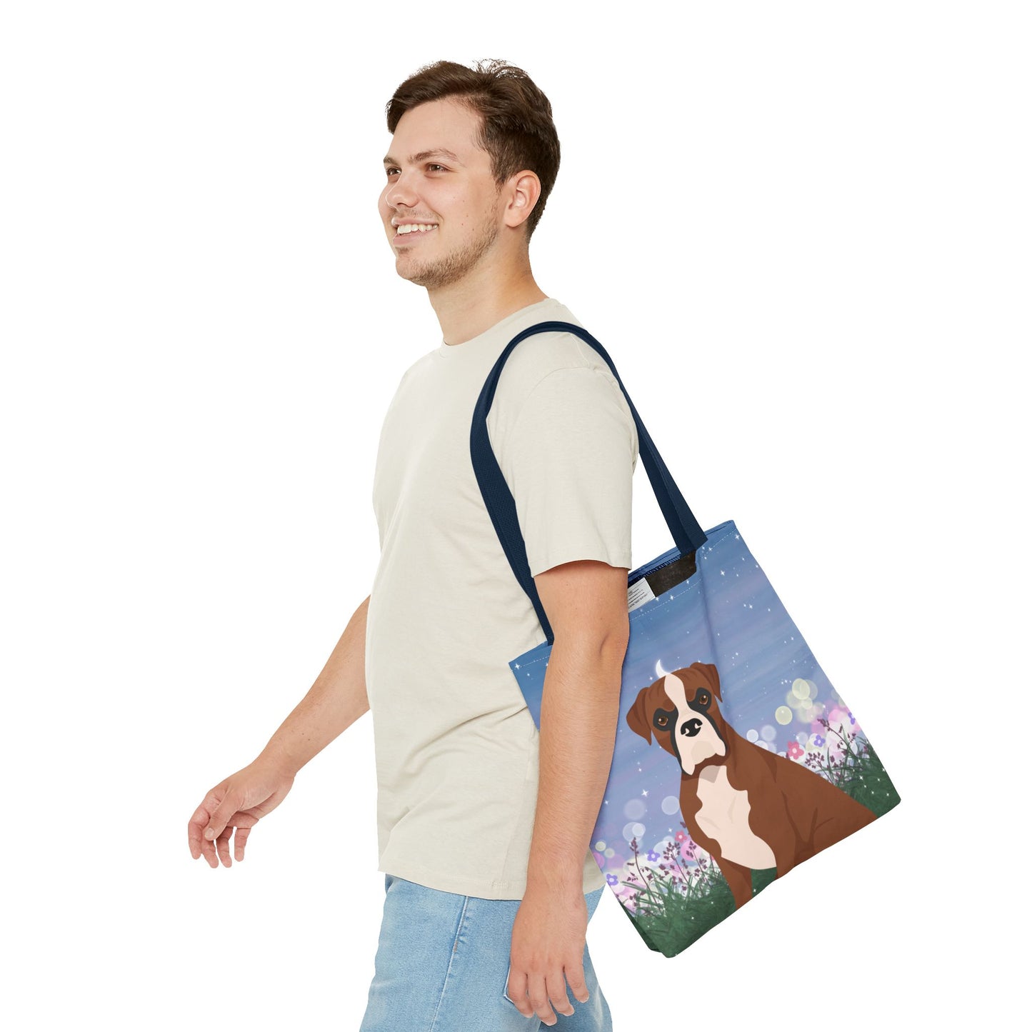 Boxer Dog Tote Bag 16x16