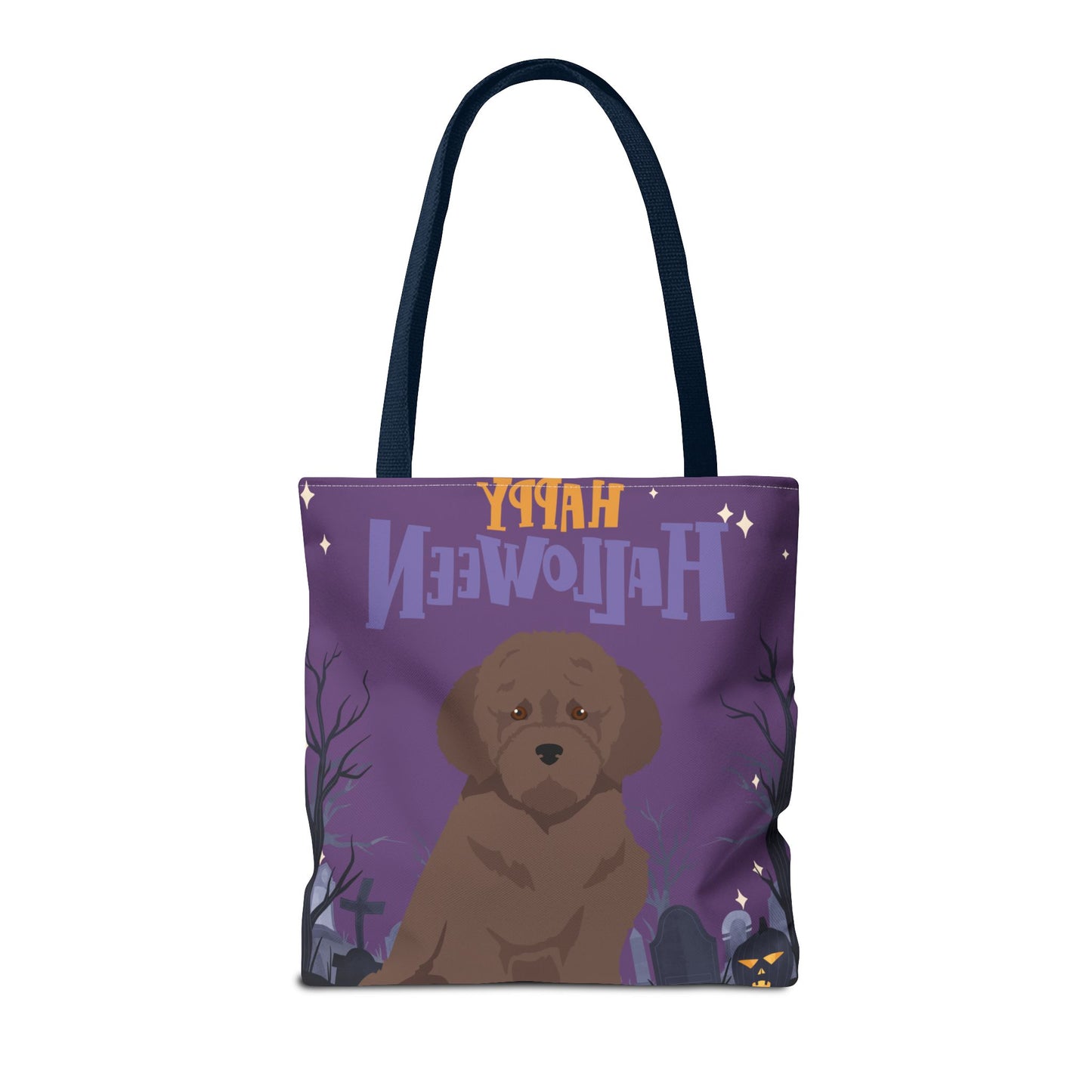 Lagotto Romagnolo Dog Happy Halloween Tote Bag 16x16