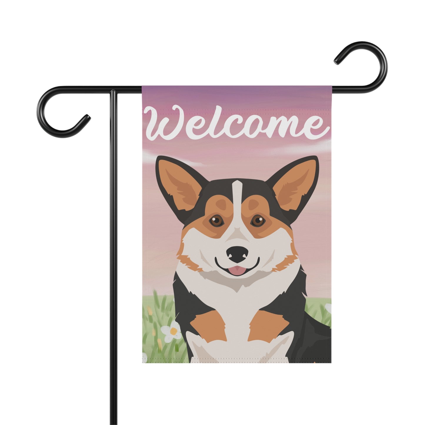 Pembroke Welsh Corgi Dog Welcome Garden Flag