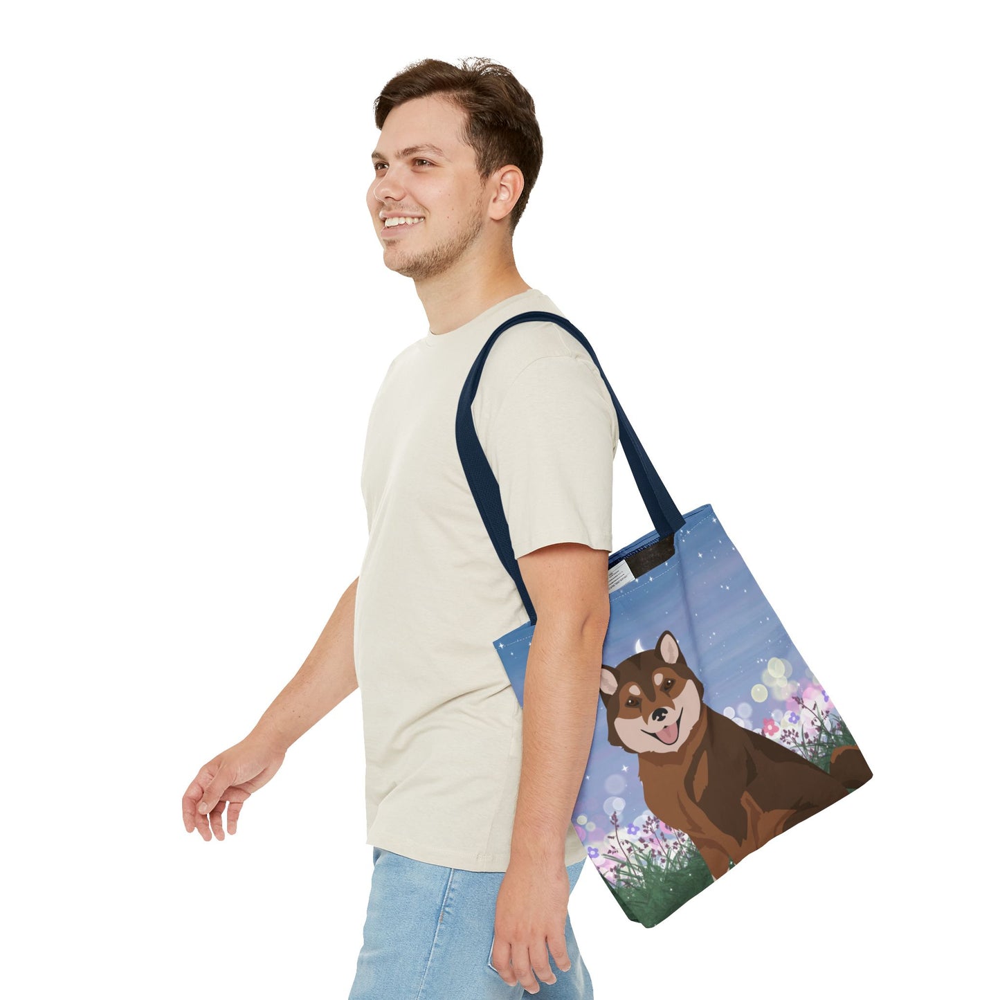 Hokkaido Dog Tote Bag 16x16