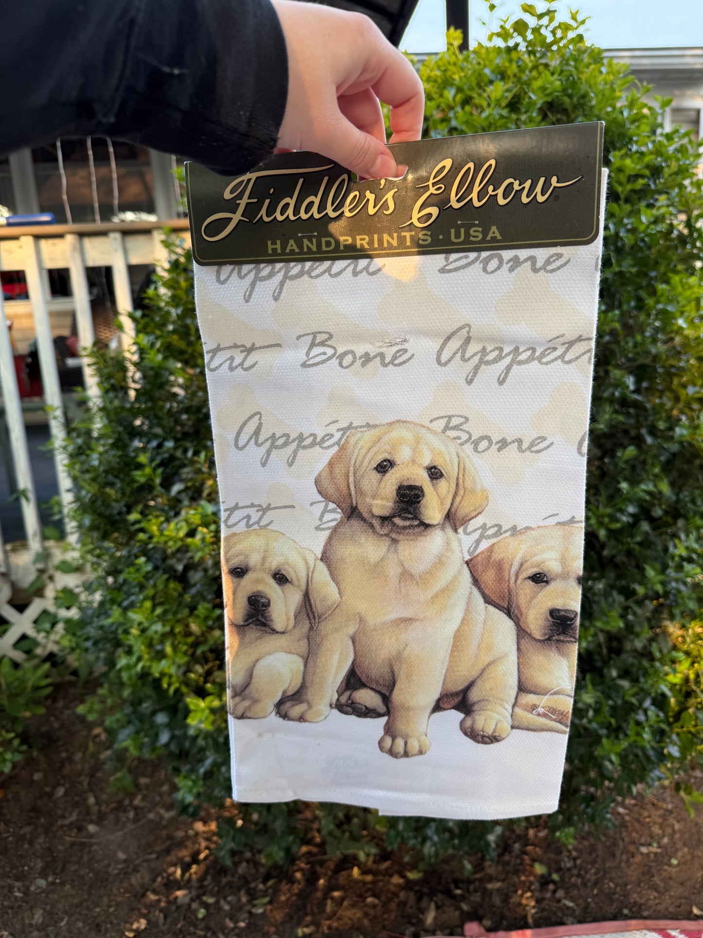 Labrador Retriever Dog Dish Towel