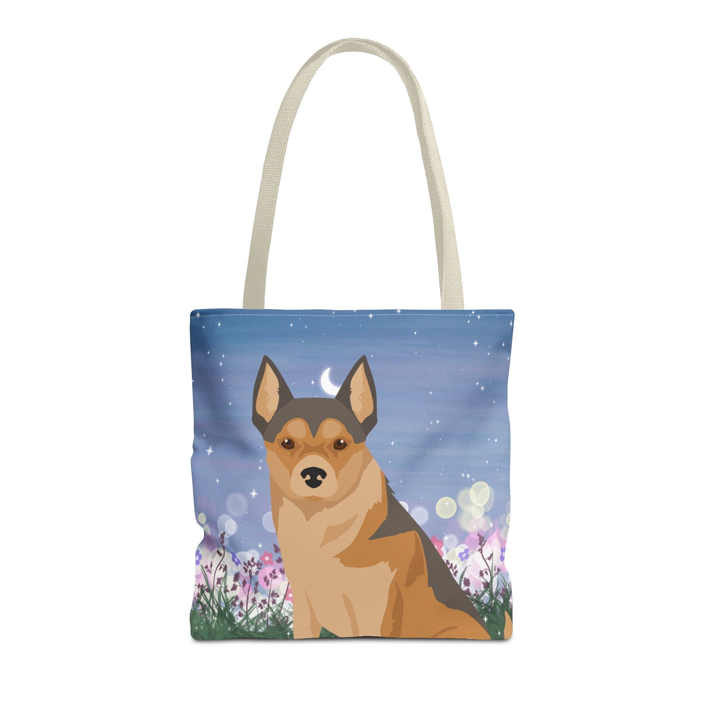Norwegian Lundehund Dog Tote Bag 16x16