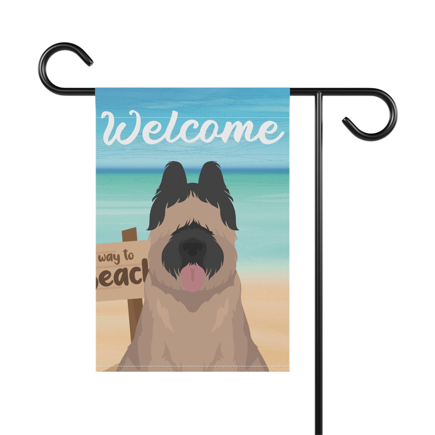 Briard Dog Garden Flag