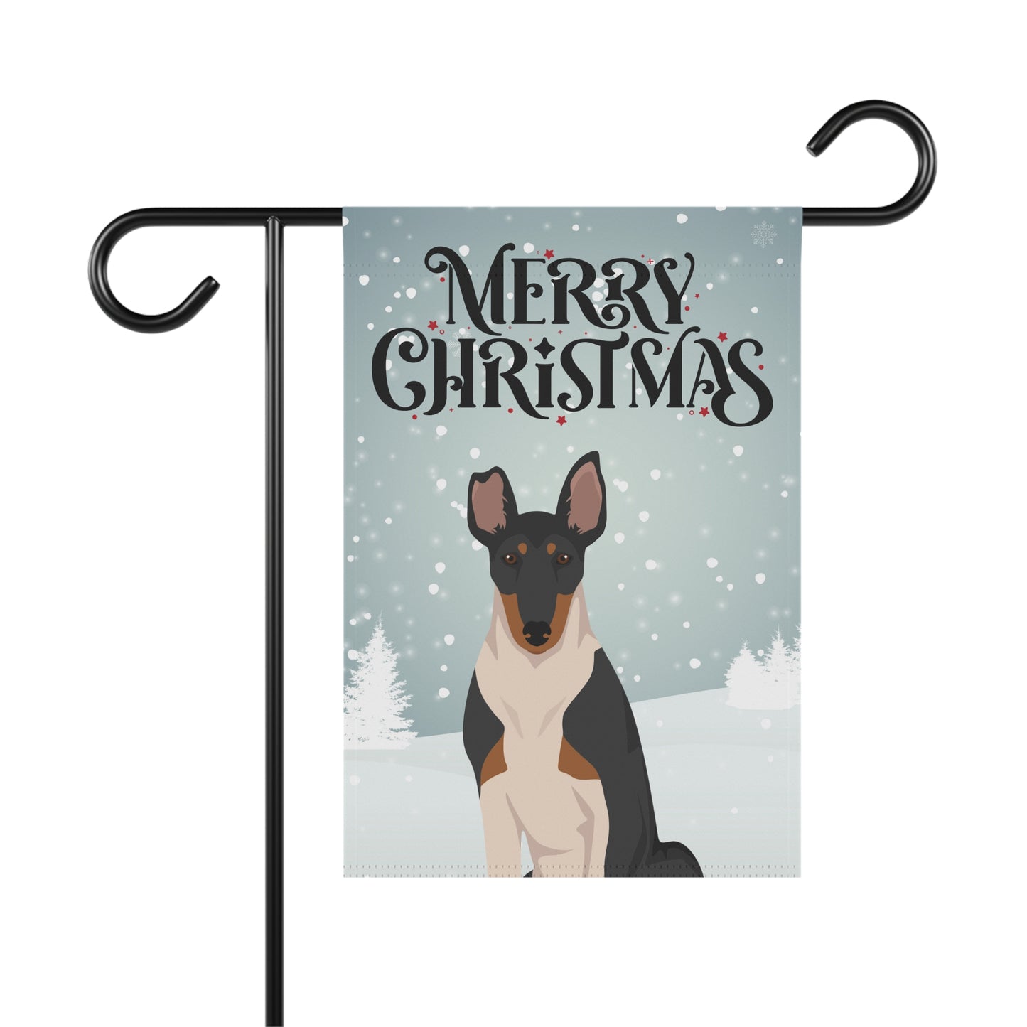 Smooth Collie Dog Garden Flag